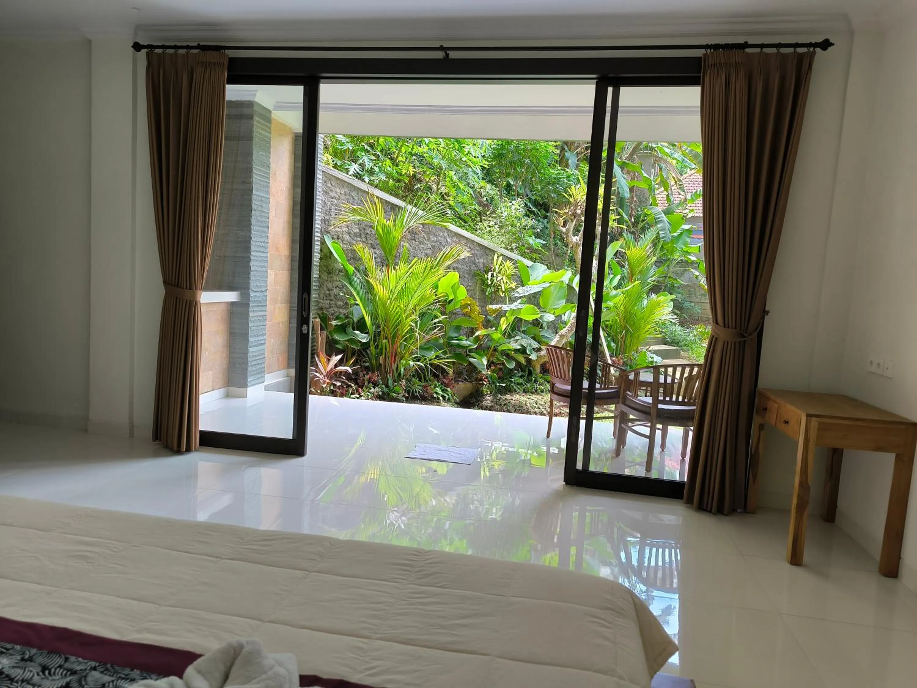Bed in Pondok Bambu Homestay