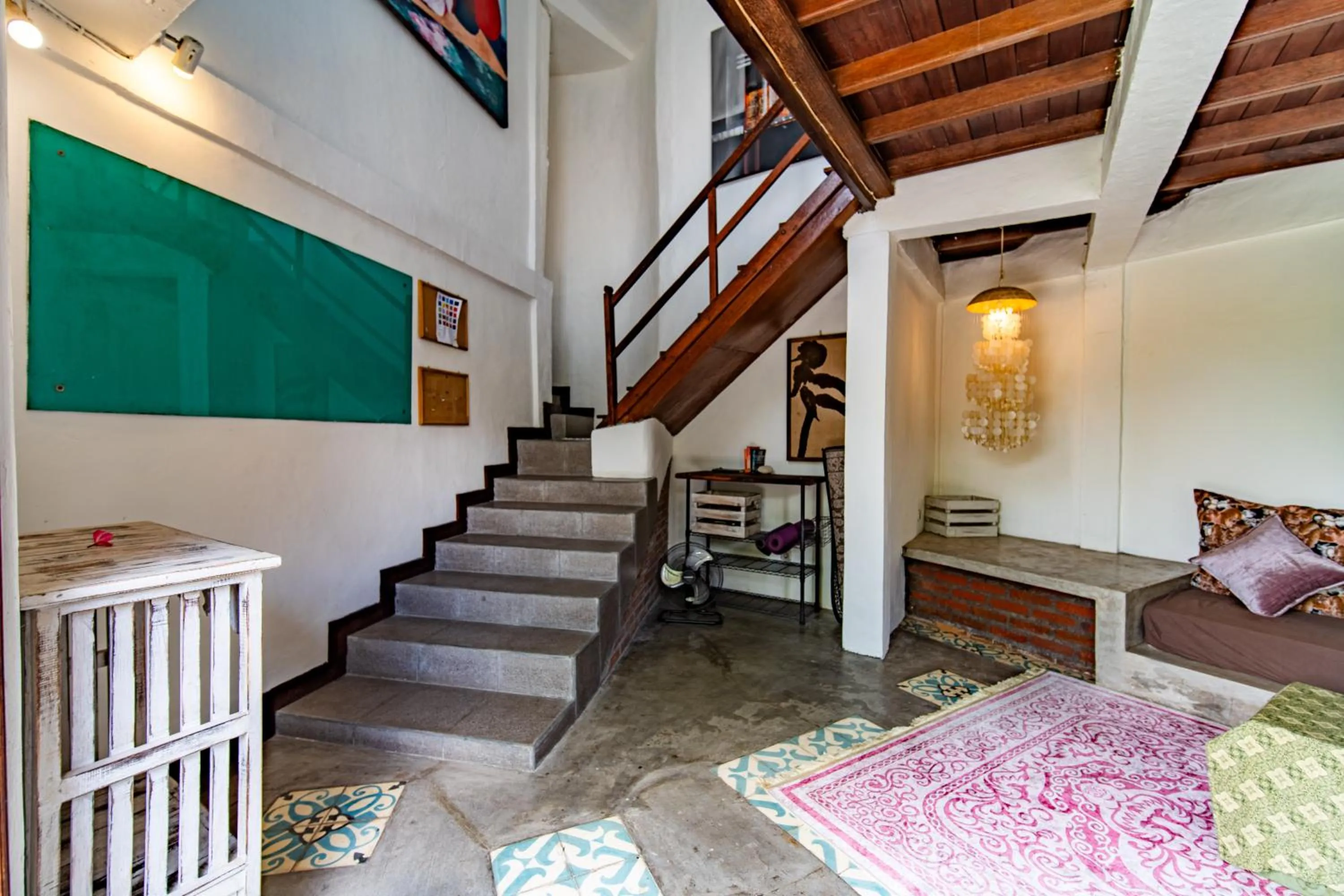 Living room, Bed in The Onion Collective