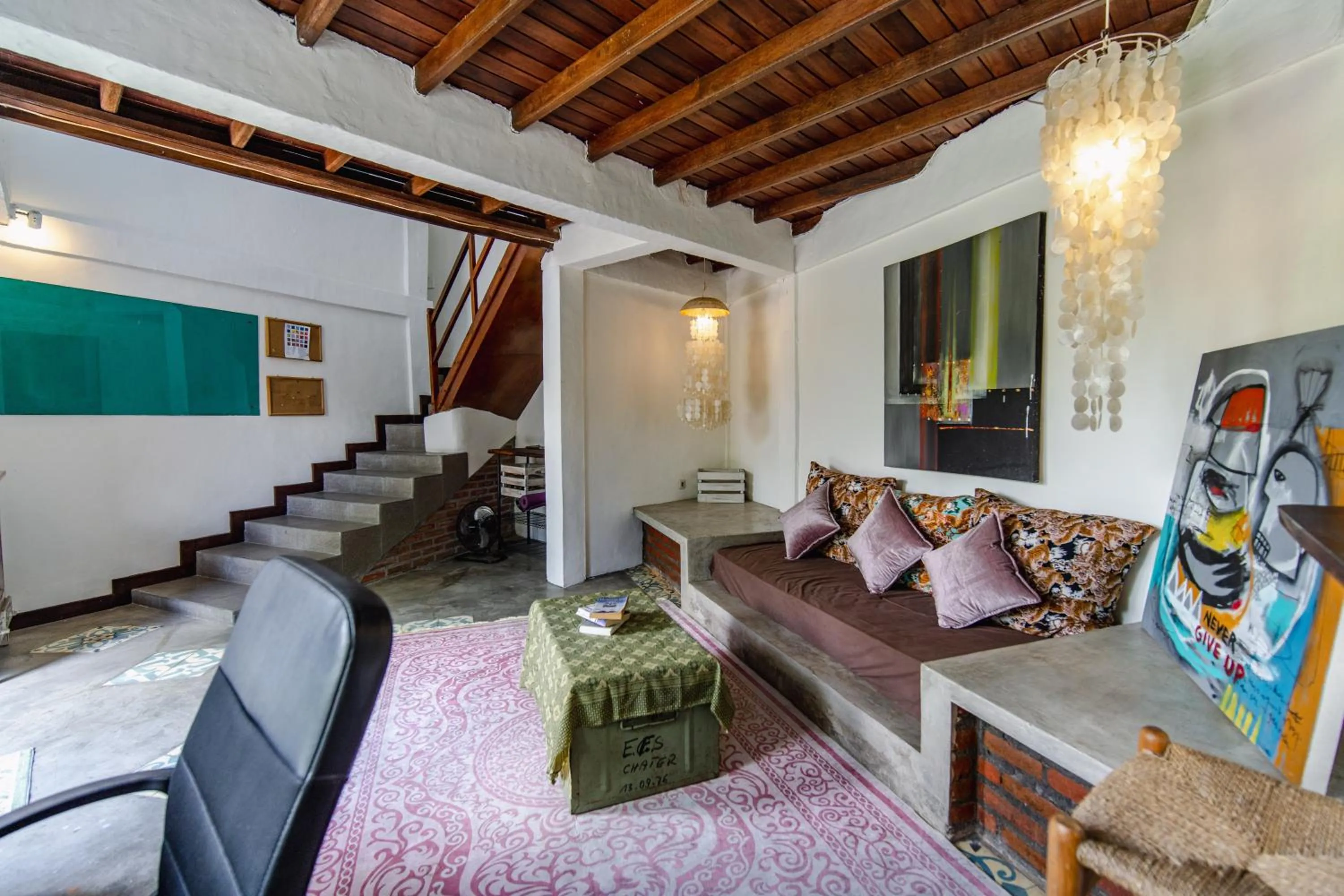 Living room in The Onion Collective