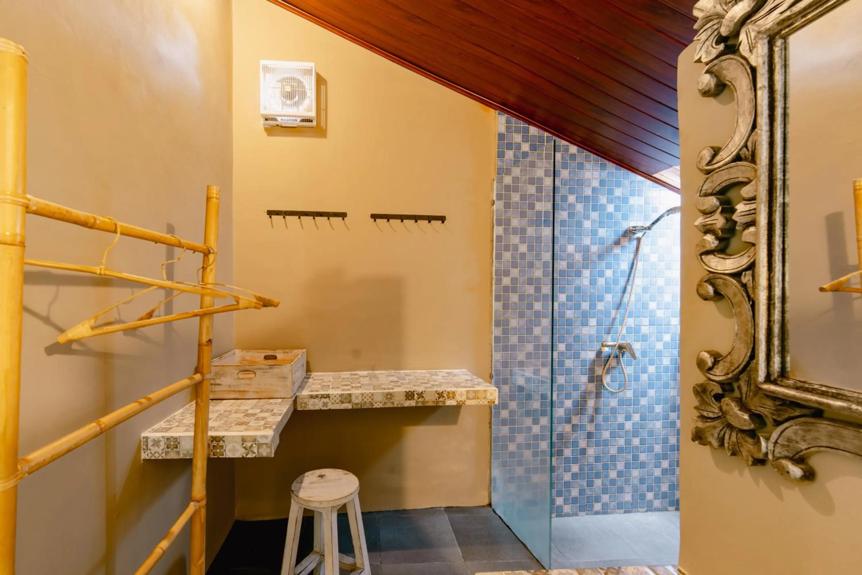 Shower in The Onion Collective