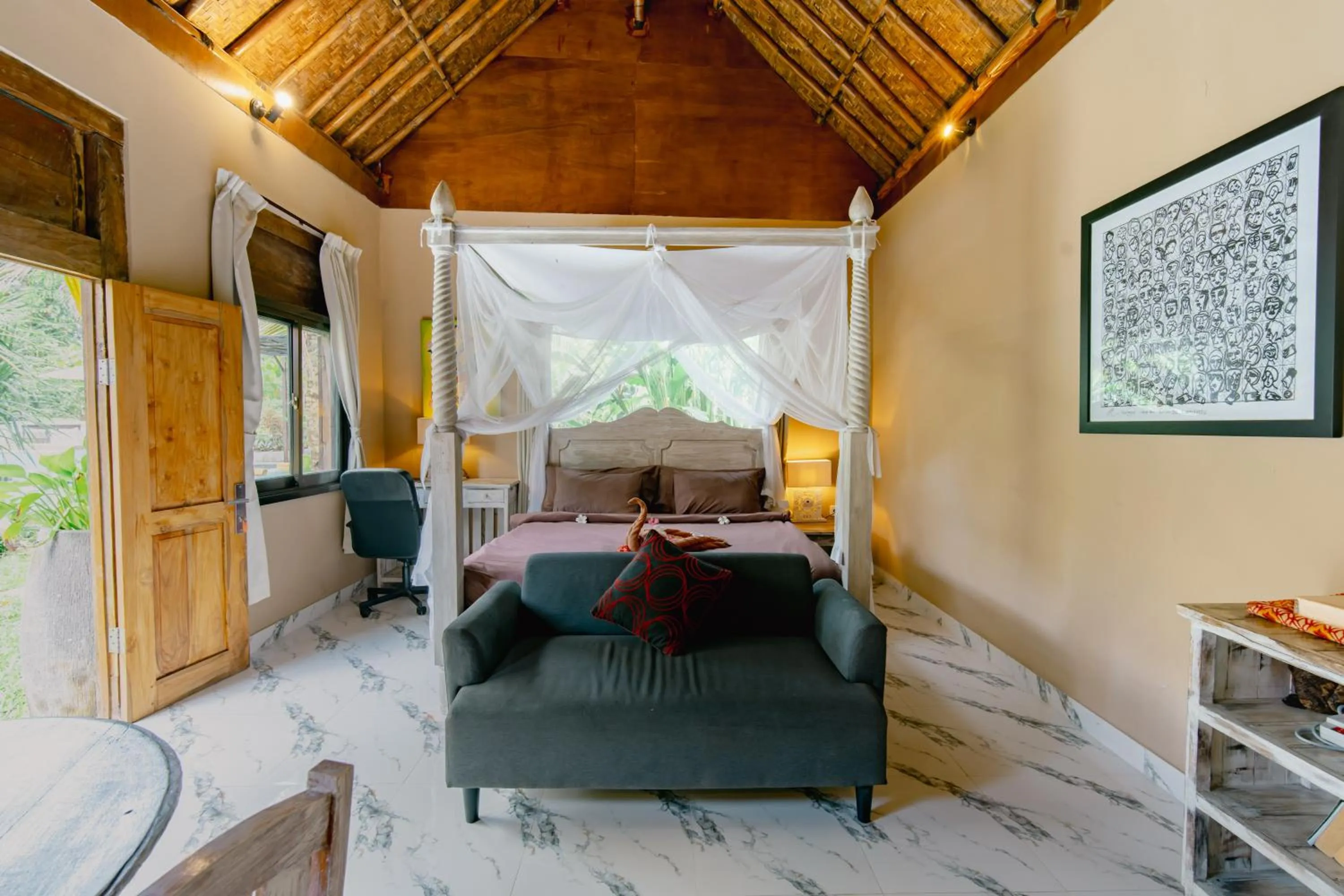 Bedroom in The Onion Collective