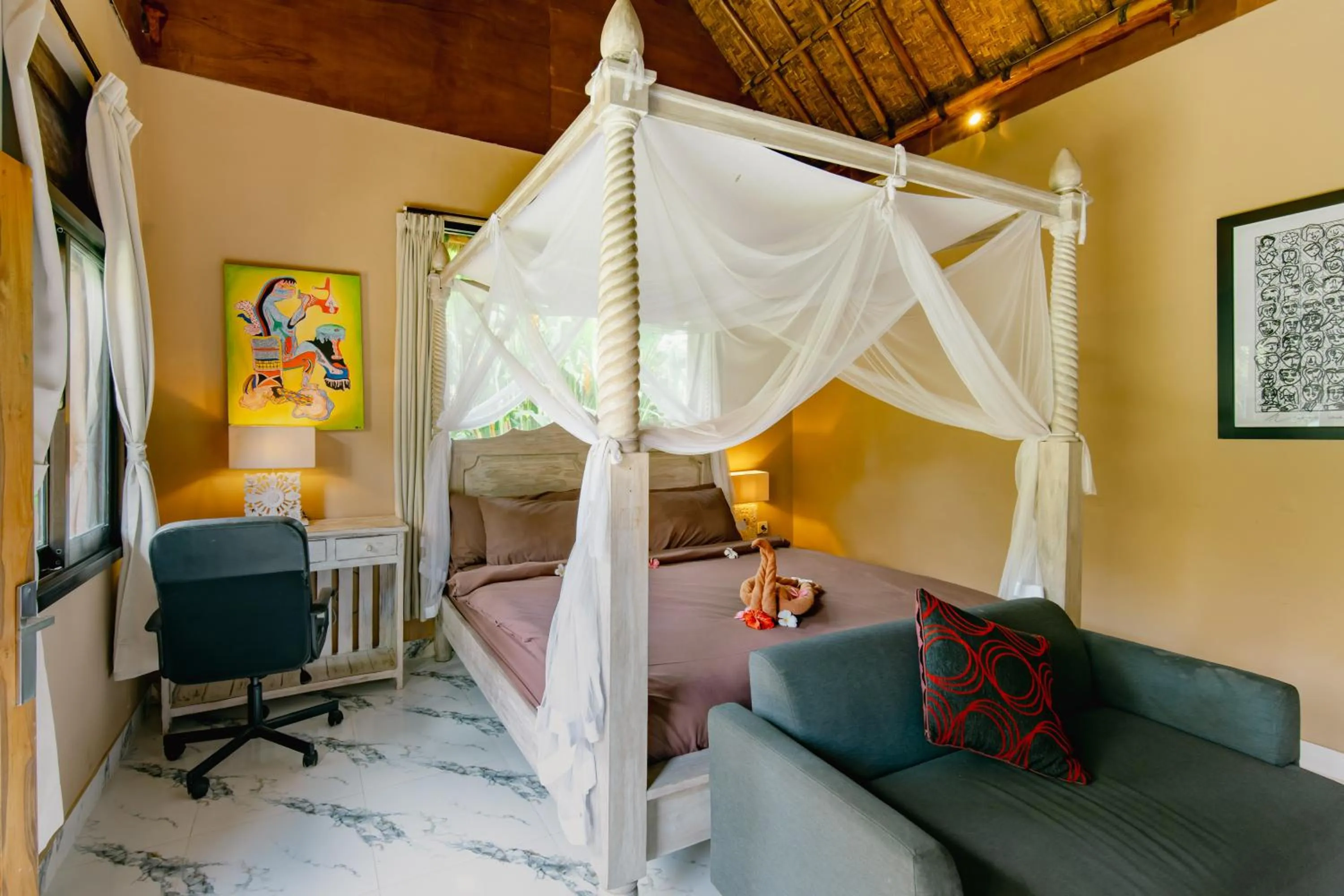 Bedroom in The Onion Collective