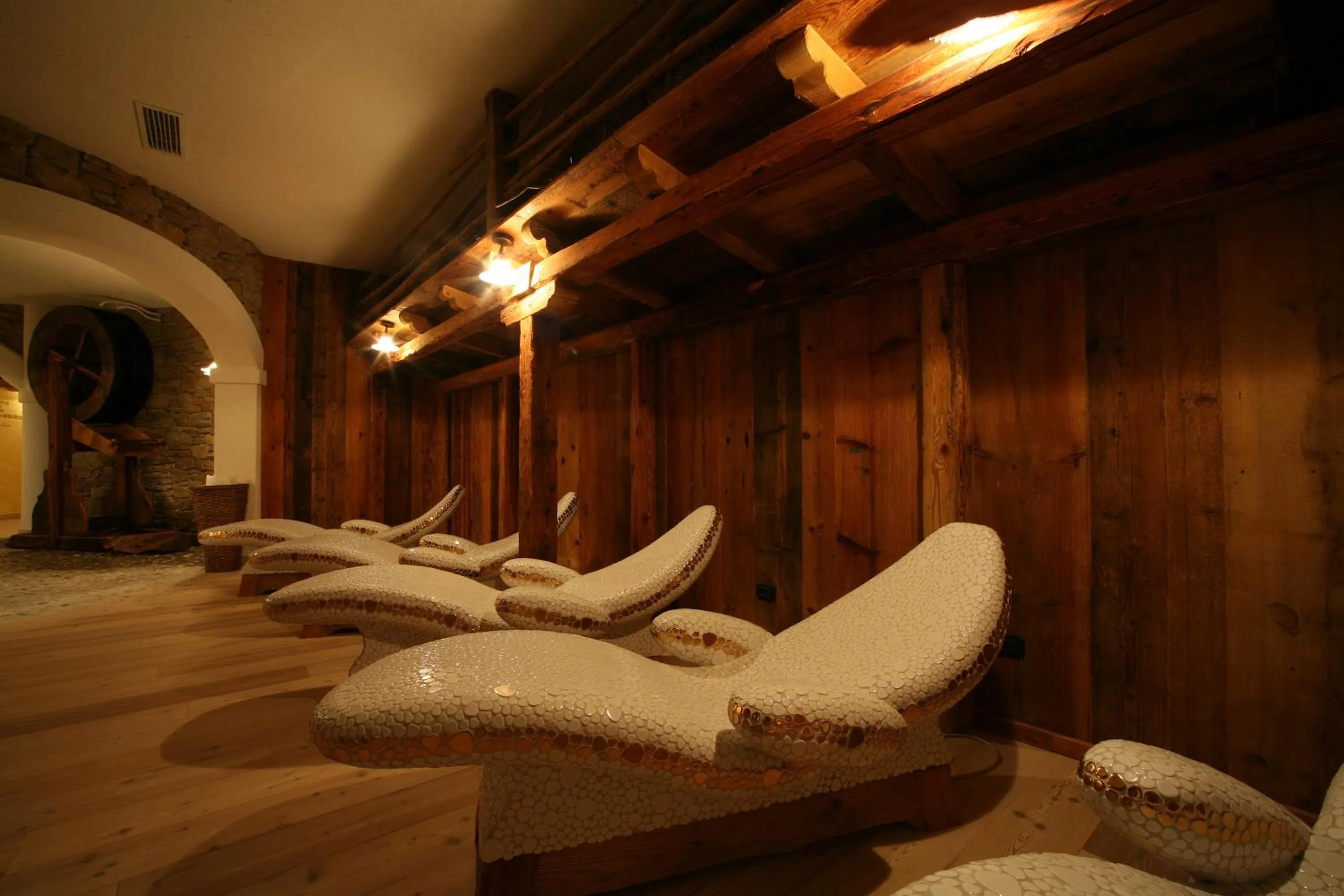 Spa and wellness centre/facilities in Hotel Garni La Roccia