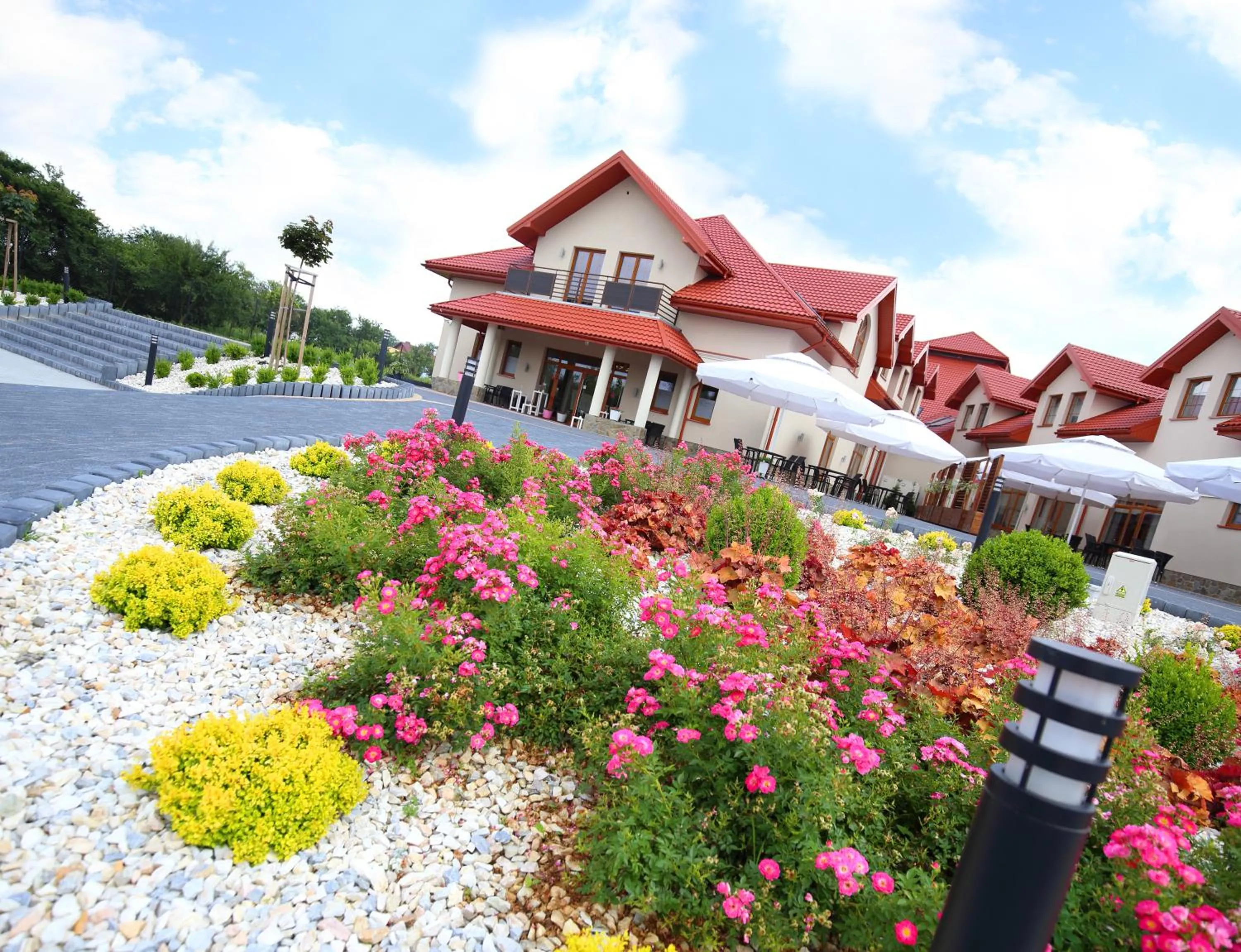 Property building in Malinowy Dwór Wieluń