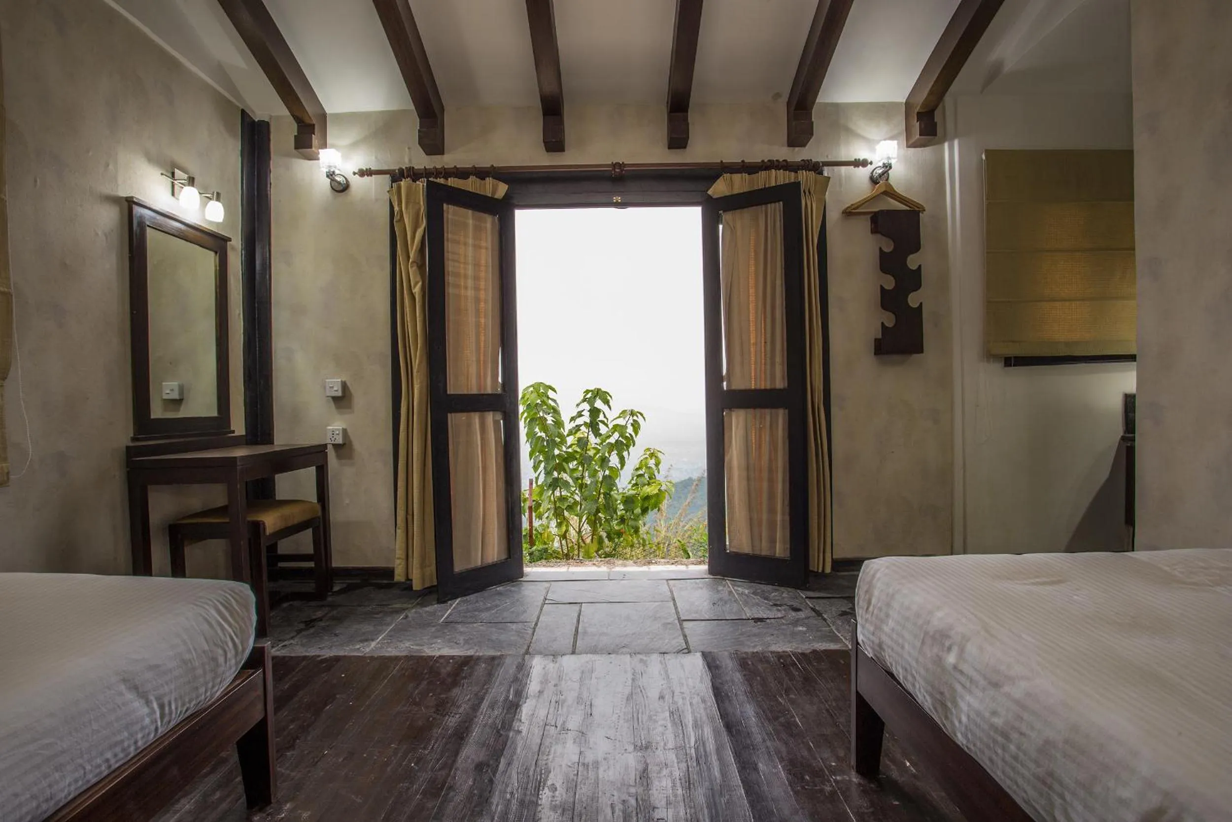 Decorative detail, Bed in Raniban Retreat