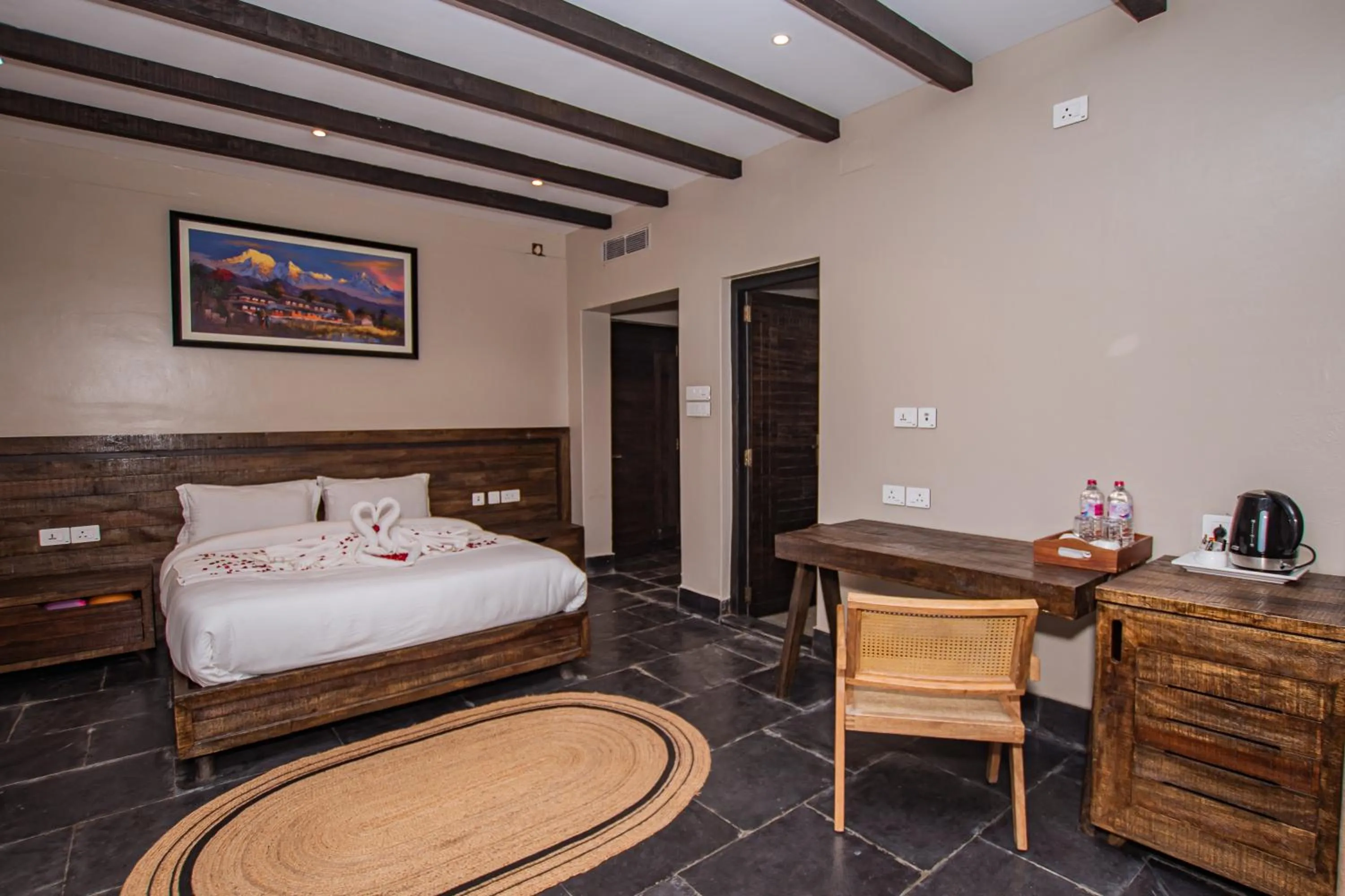 Bedroom, Bed in Raniban Retreat