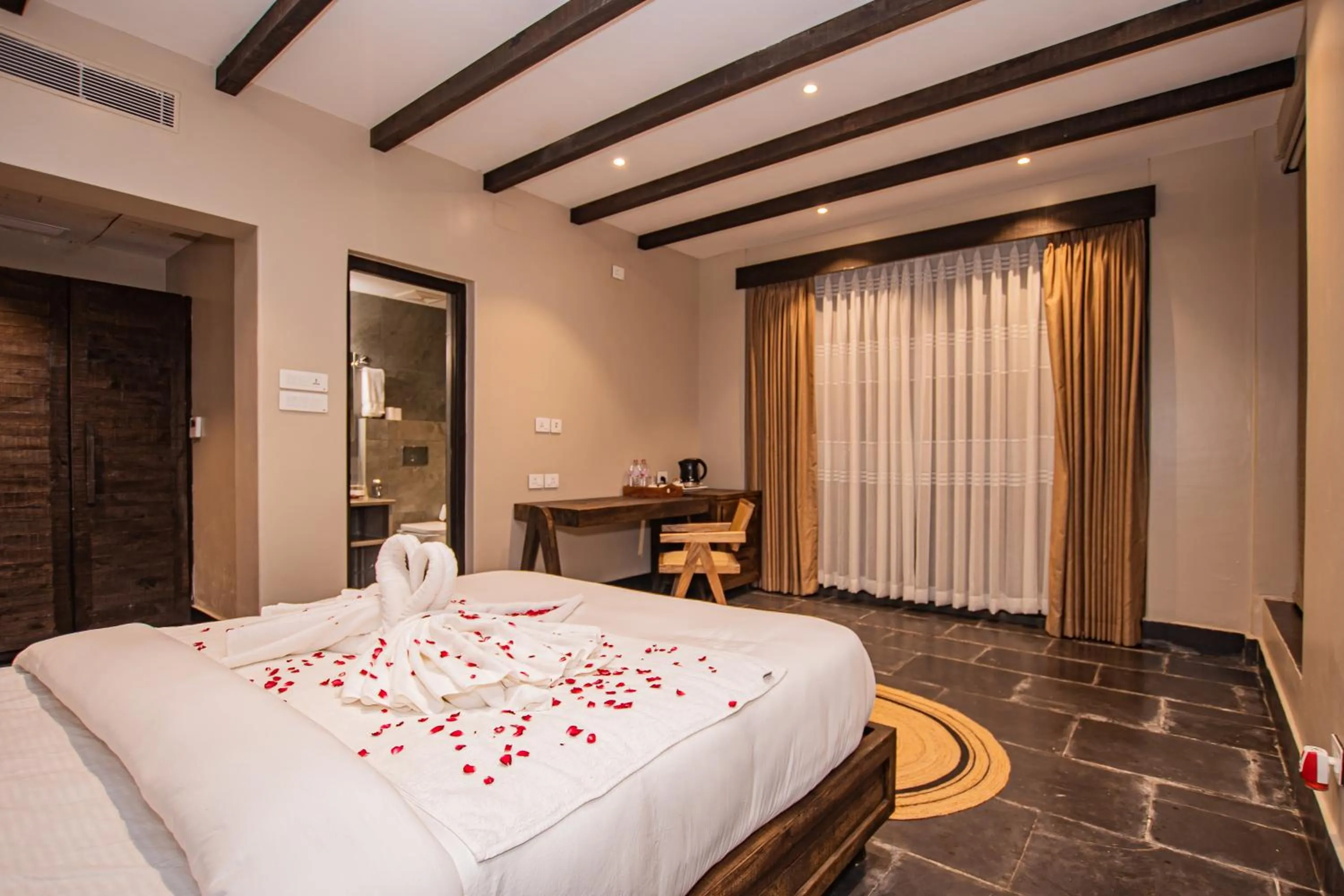 Bed in Raniban Retreat