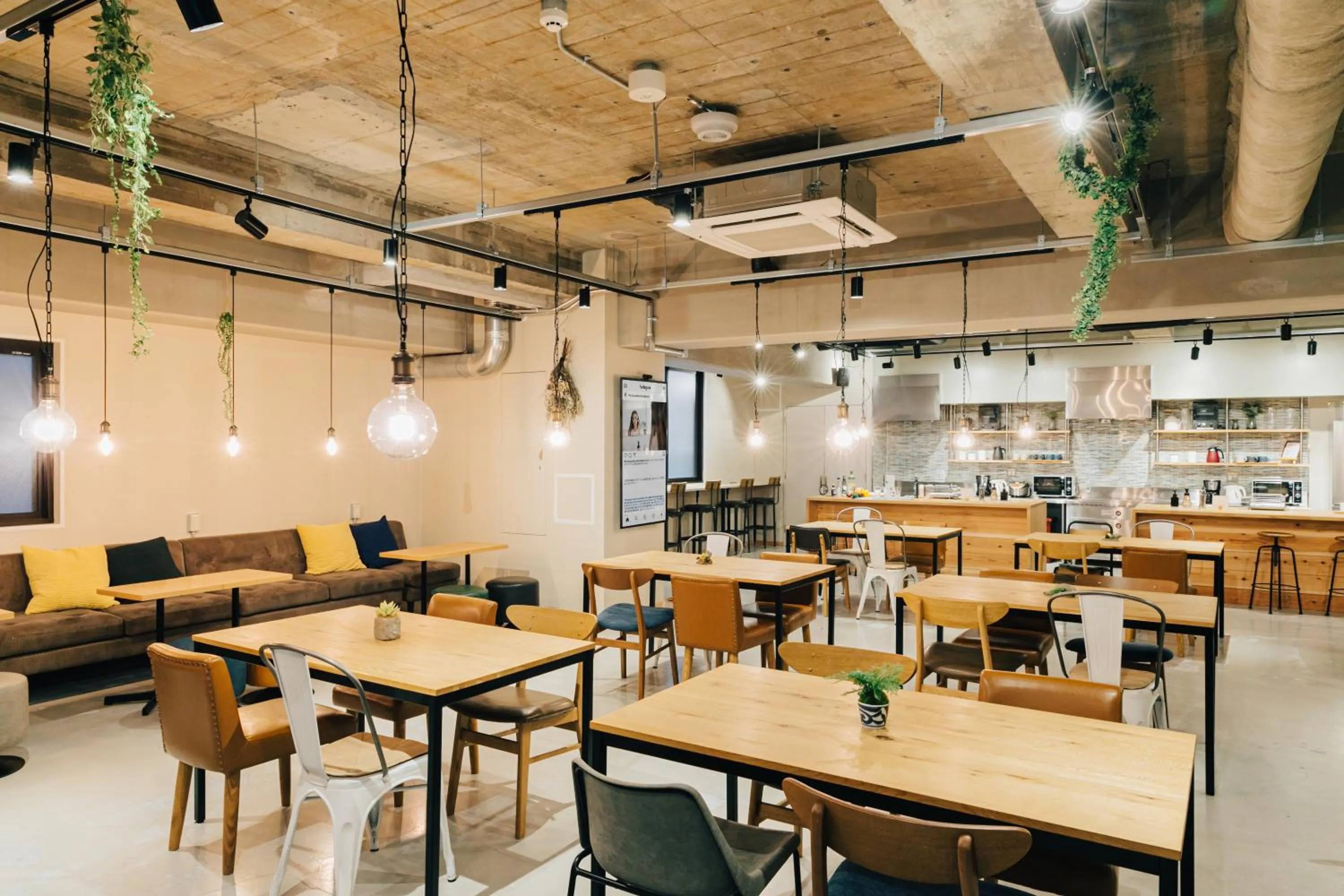 Communal lounge/ TV room in GRAND HOSTEL LDK Osaka Shinsaibashi - Former The Stay OSAKA Shinsaibashi