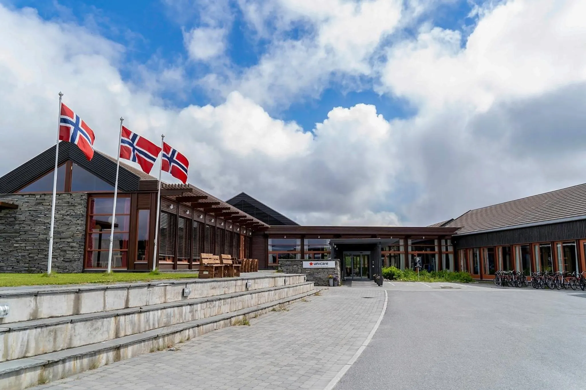 Facade/entrance in Unicare Røros Gjesteovernatting