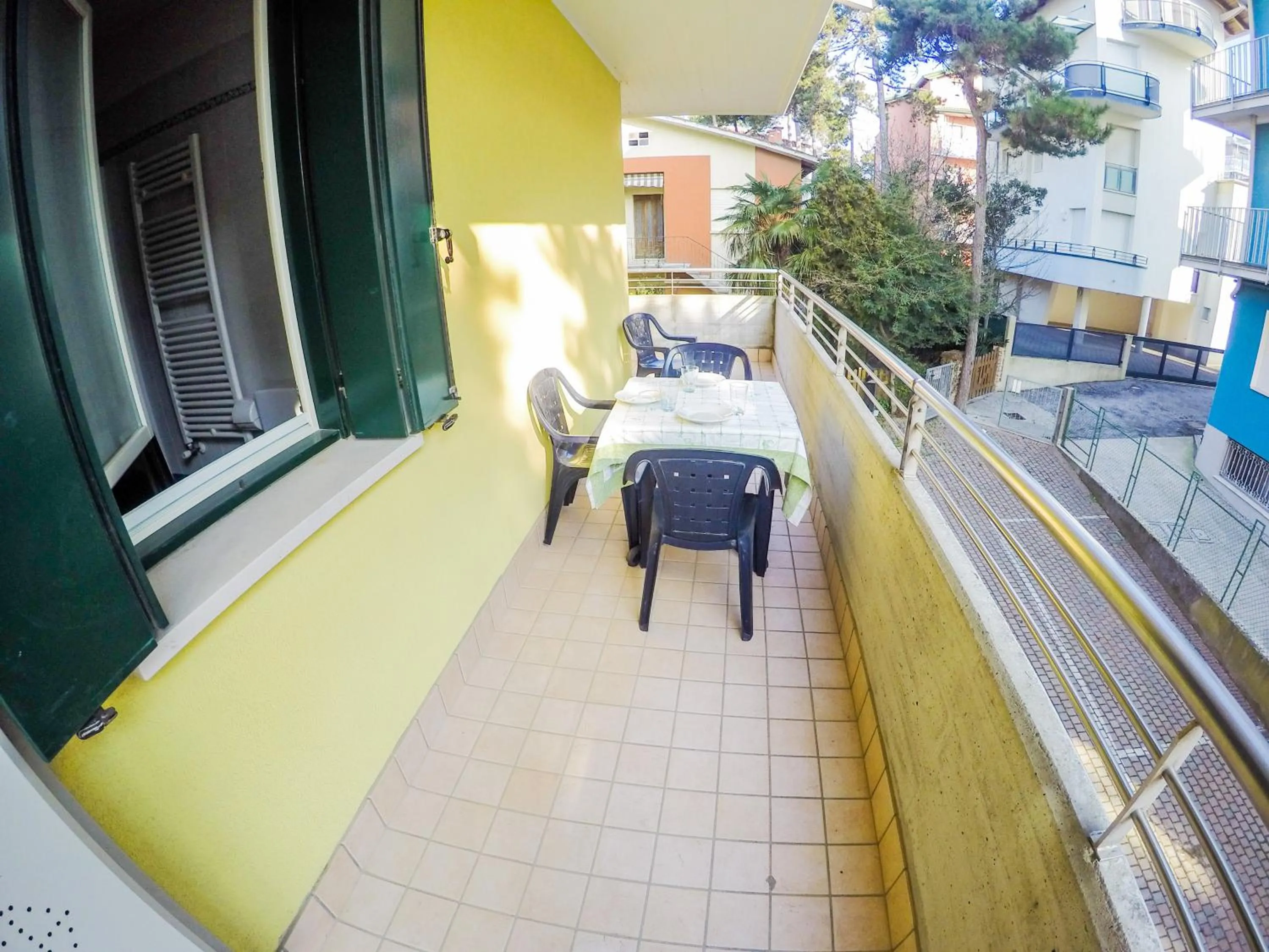 Balcony/Terrace in Residence Solemar - Agenzia Cocal