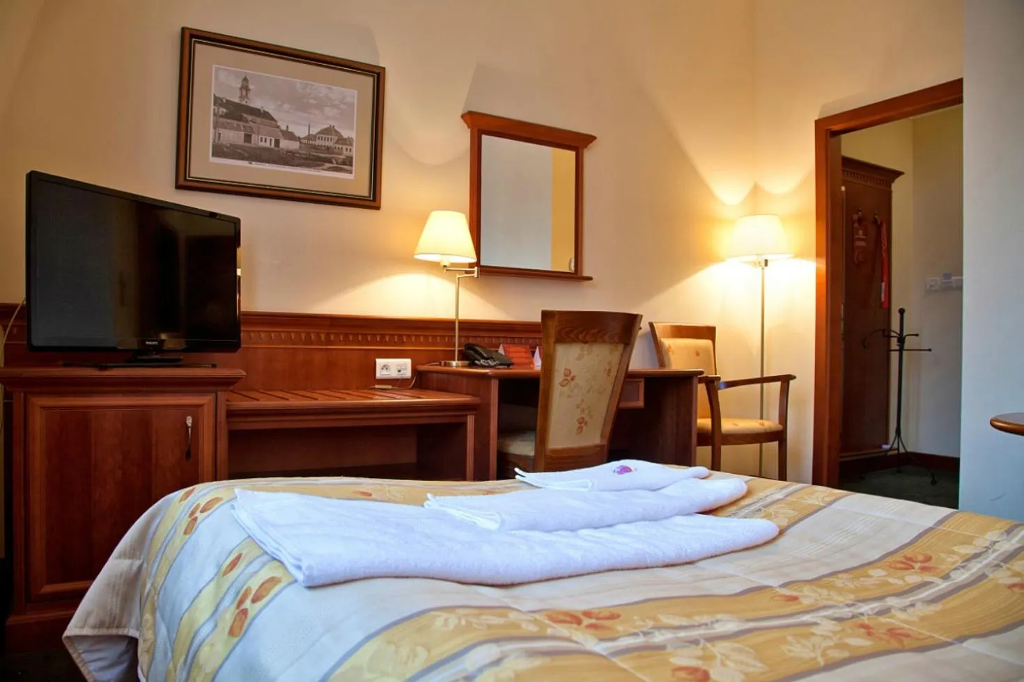 Bedroom, Bed in Hotel sv. Ludmila