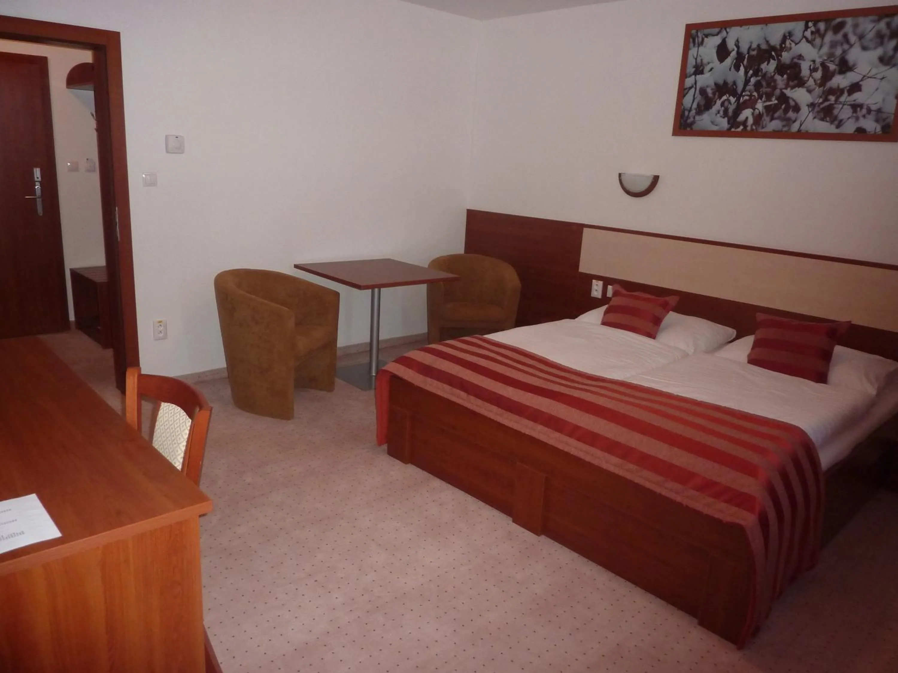 Bed in Hotel Auto Jas