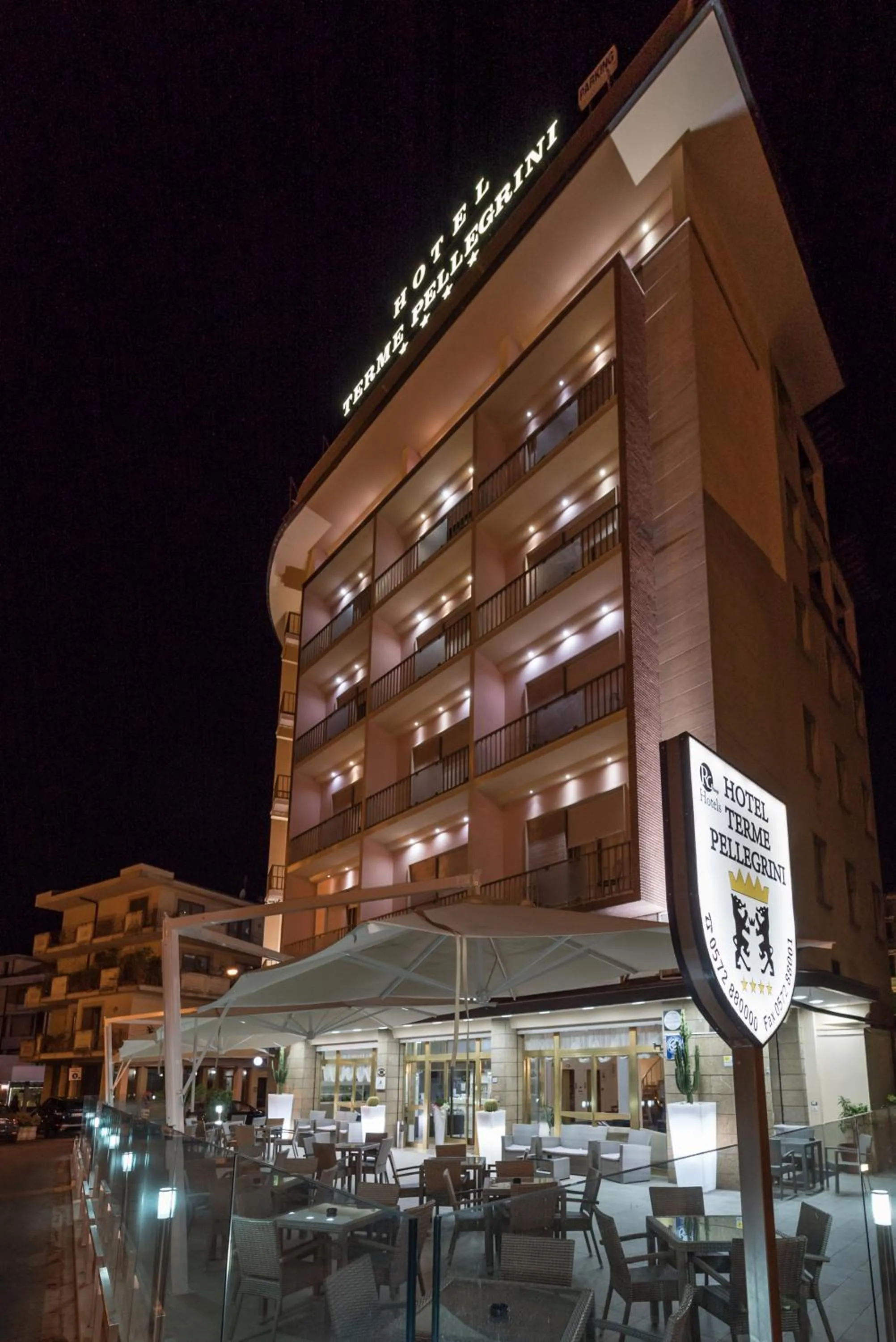 Facade/entrance in Hotel Terme Pellegrini