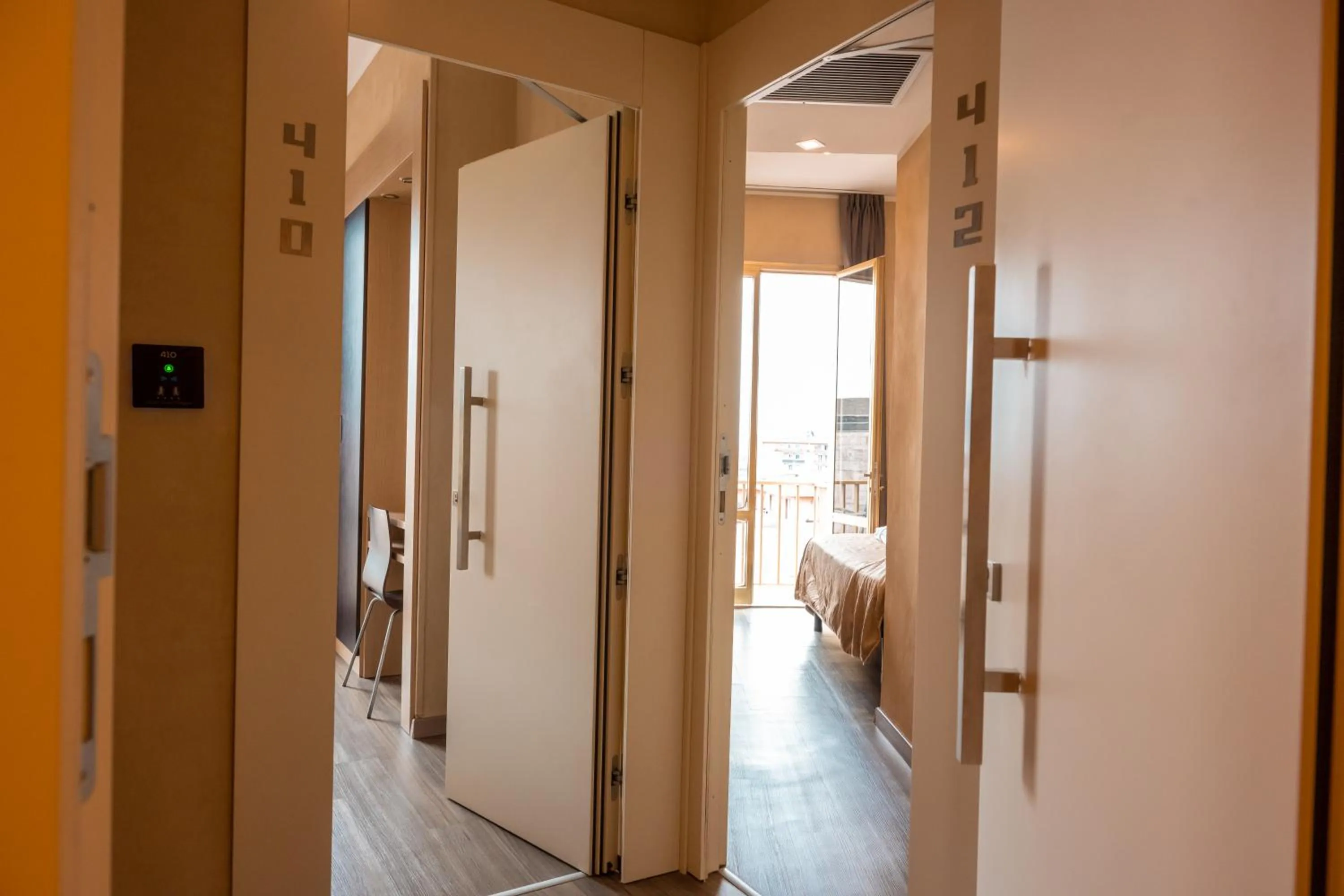 Bed in Hotel Terme Pellegrini