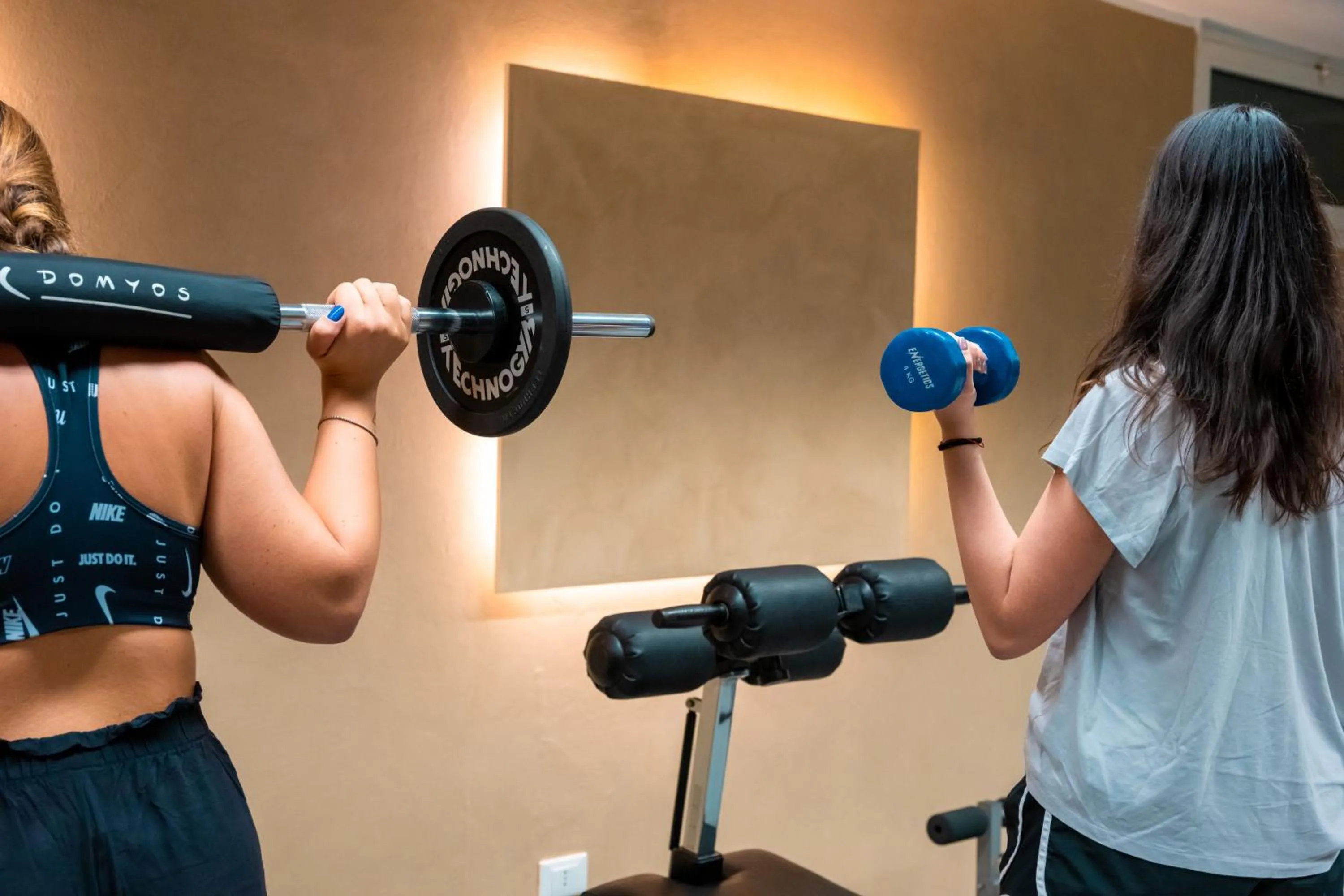 Fitness centre/facilities in Hotel Terme Pellegrini