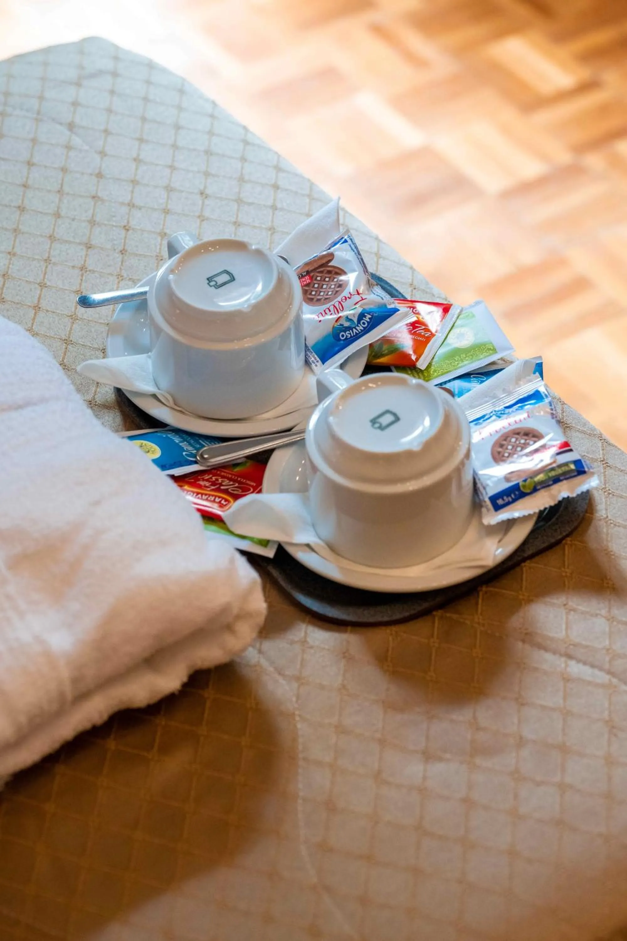 Bed in Hotel Terme Pellegrini