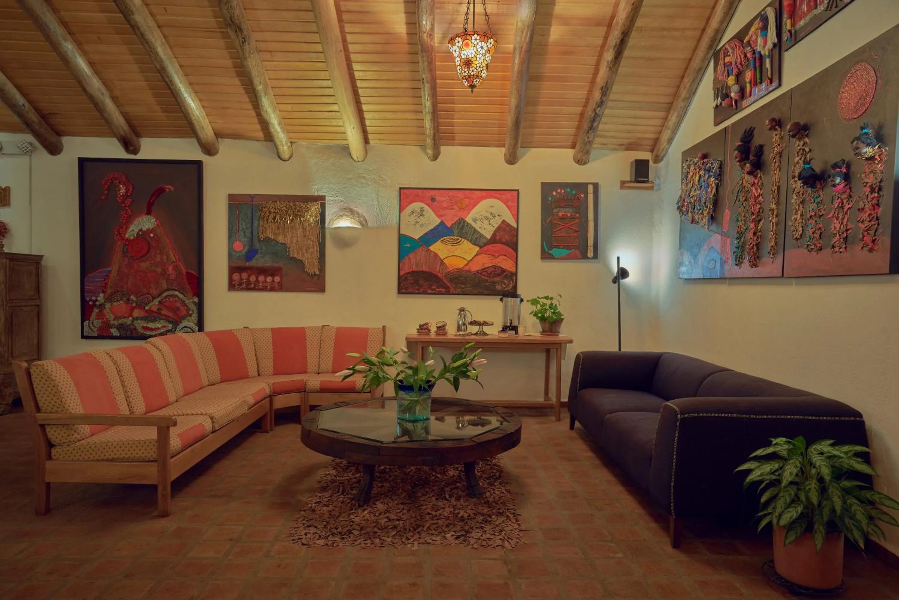 Living room in Hosteria Museart Pantavi