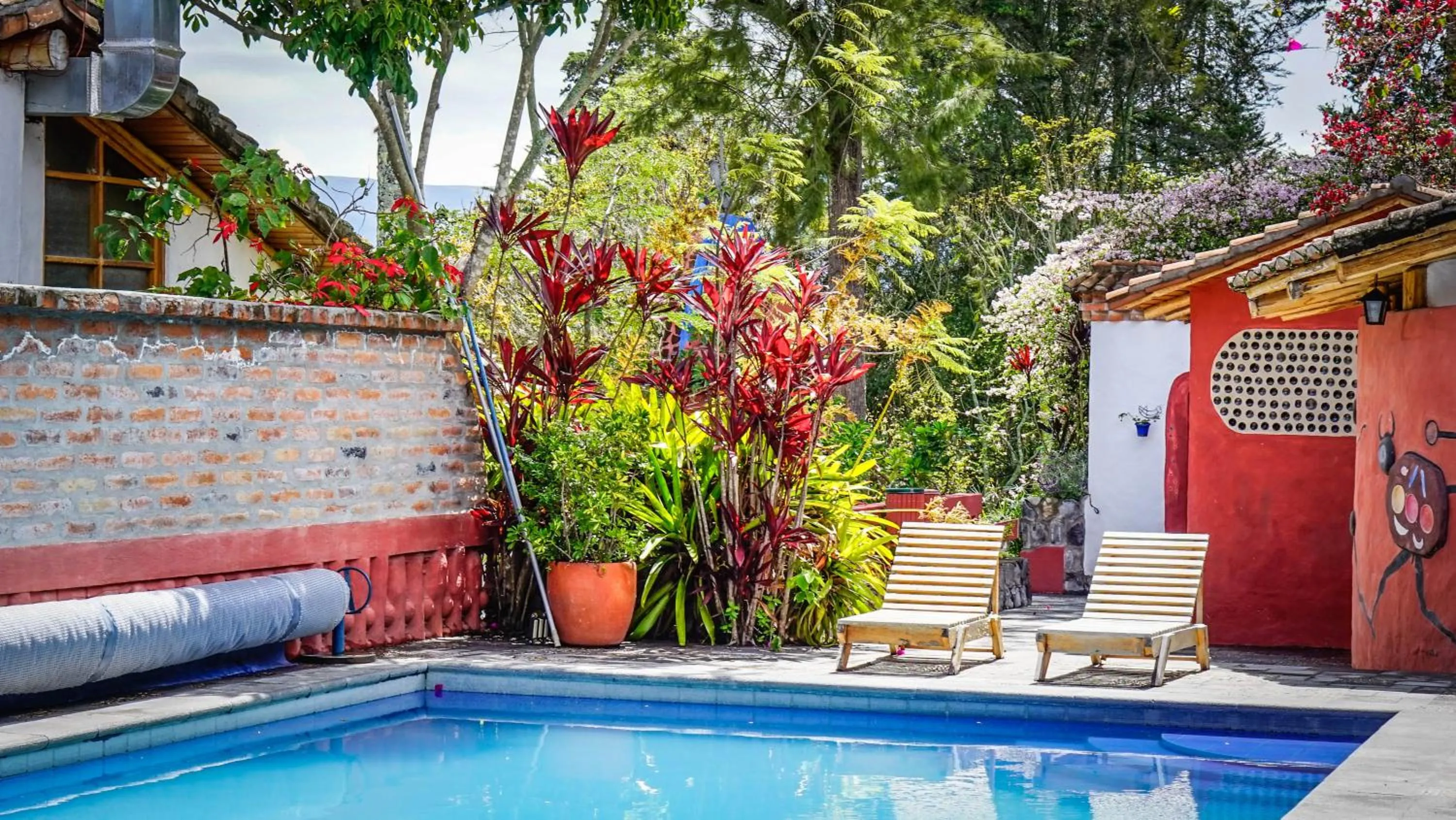 Swimming pool in Hosteria Museart Pantavi