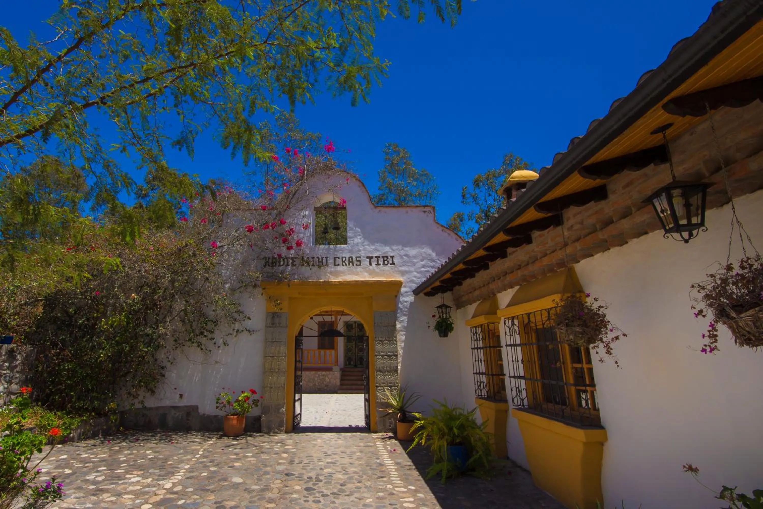 Facade/entrance in Hosteria Museart Pantavi