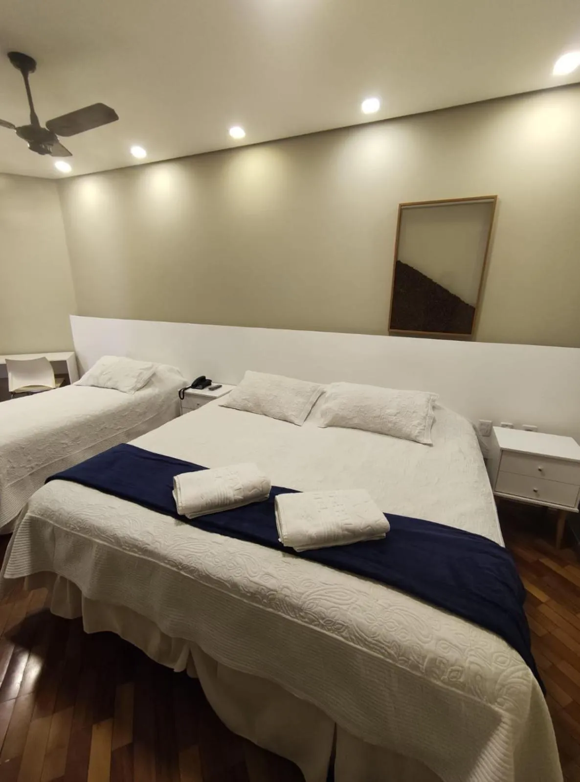 Bed in Café Palace Hotel