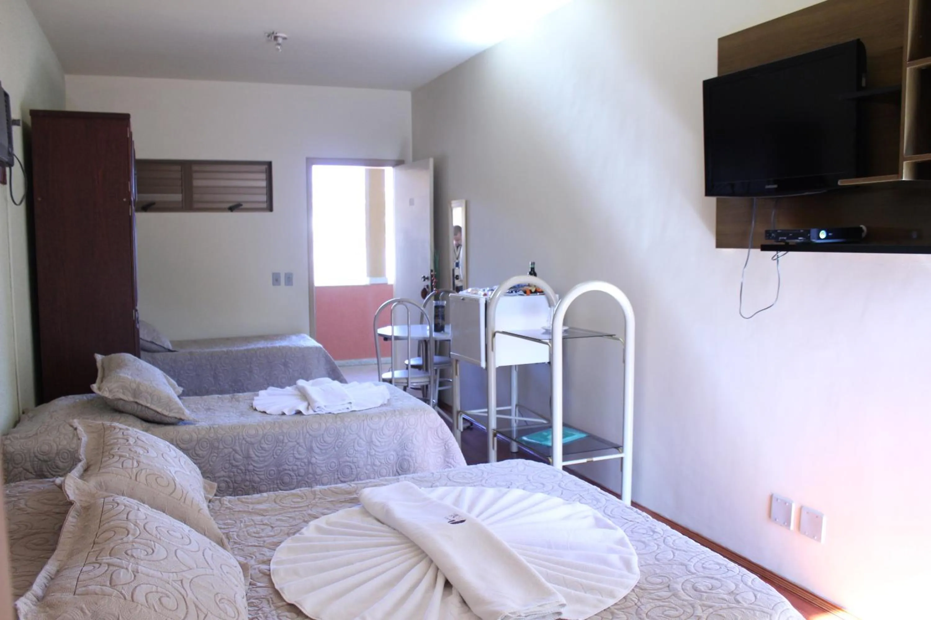 Bedroom, Bed in Café Palace Hotel