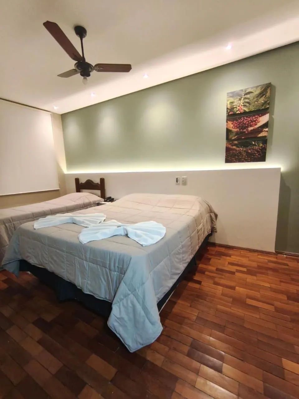 Bed in Café Palace Hotel