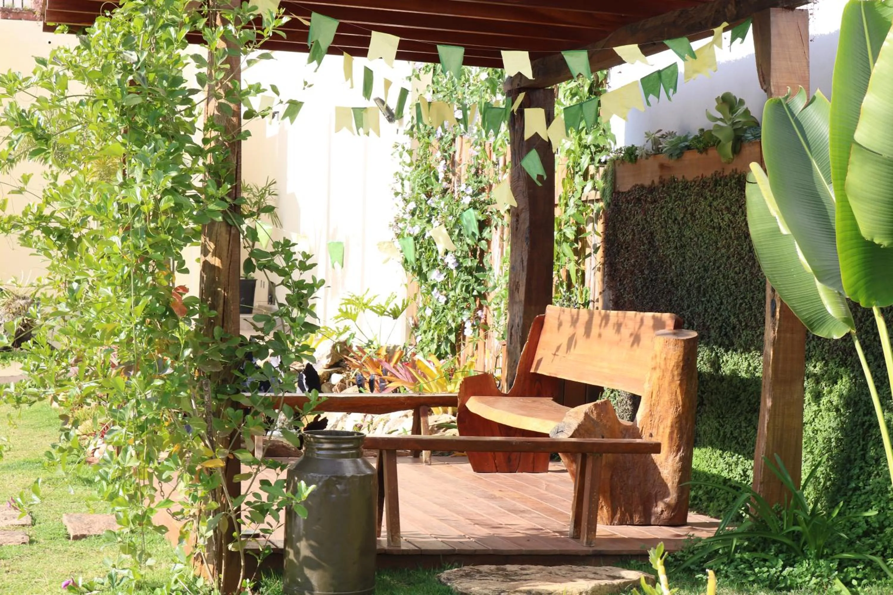 Garden in Café Palace Hotel