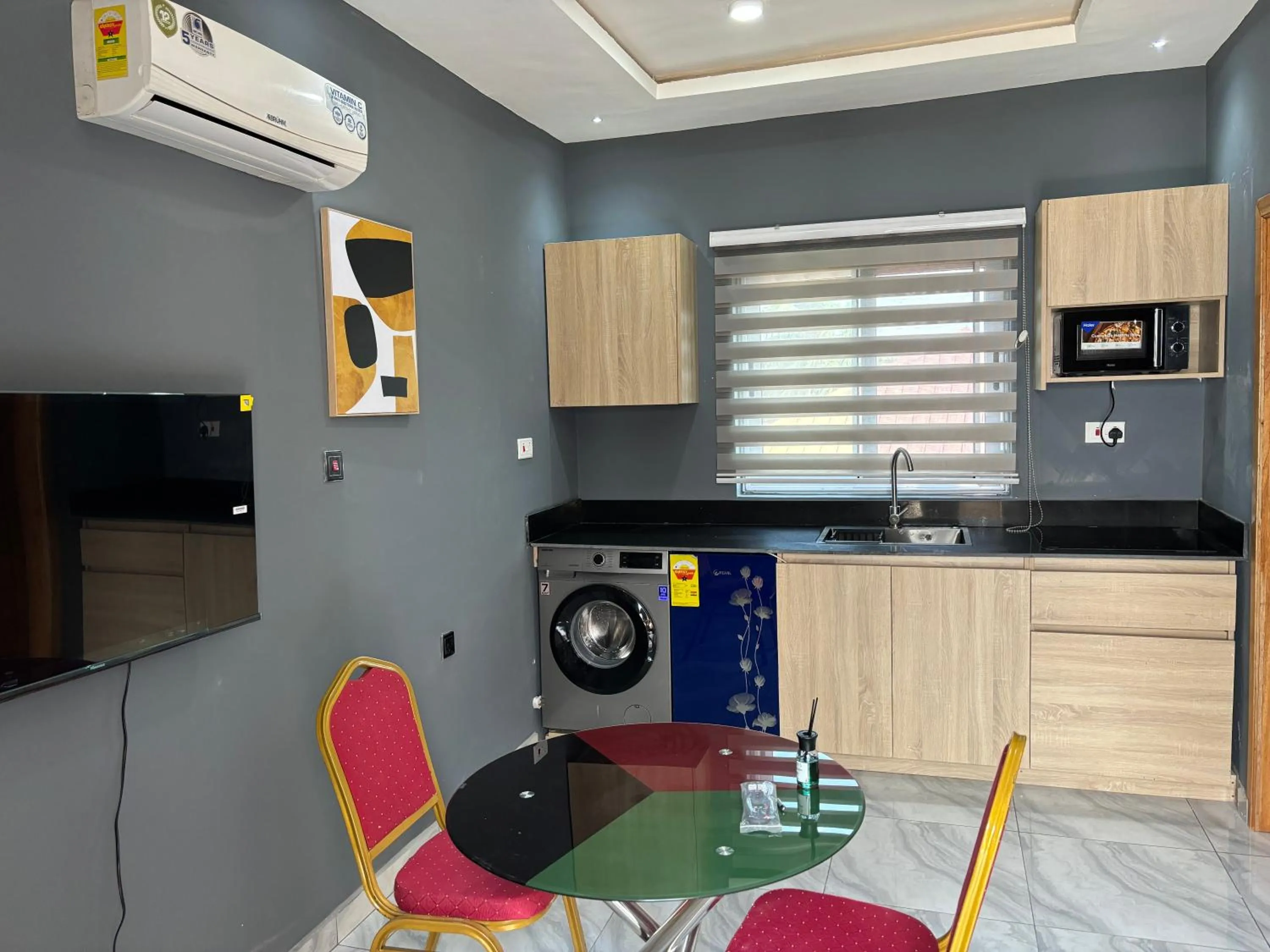 Kitchen or kitchenette in Bonsukoda Lodge