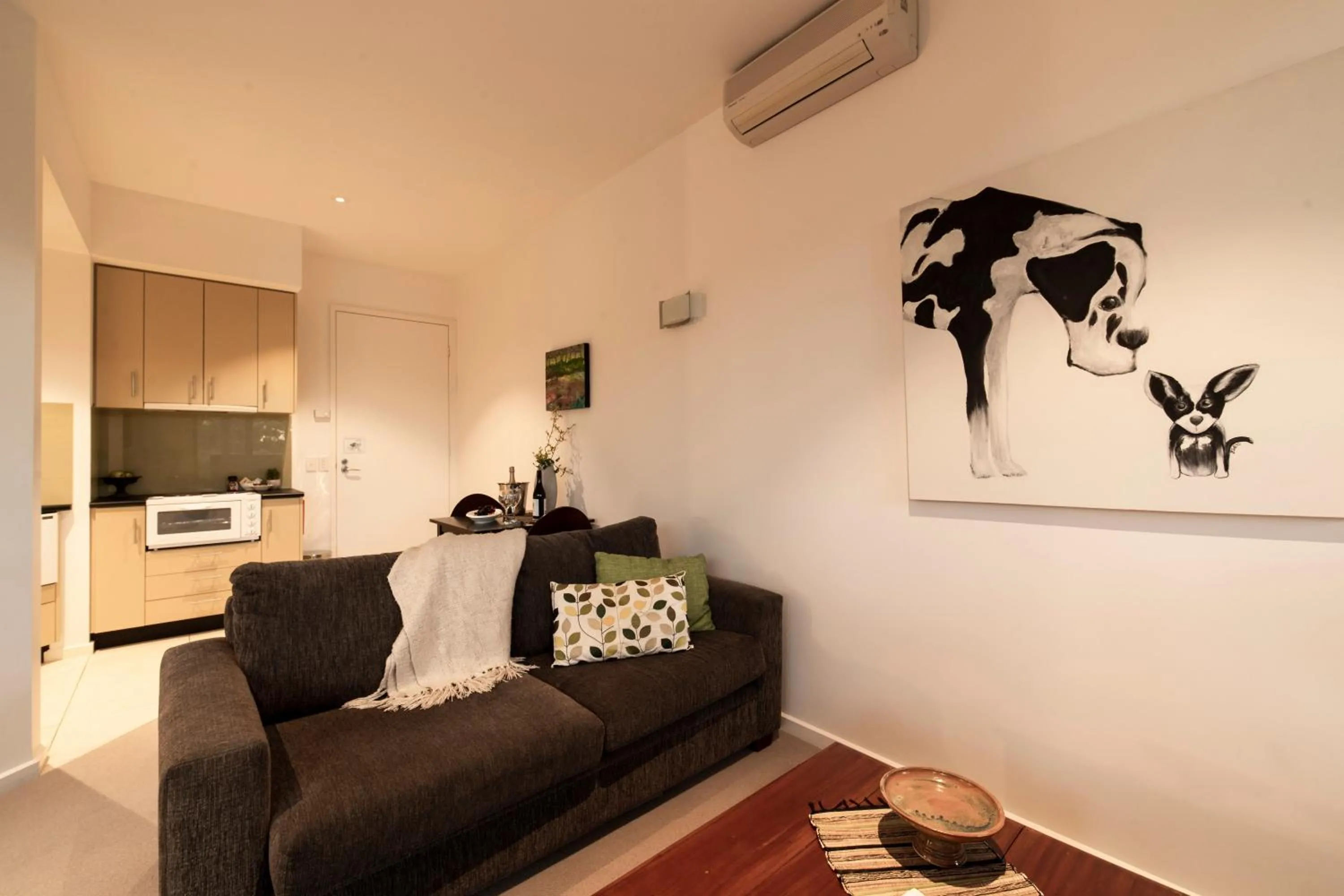 Living room in Hilltop Apartments Phillip Island