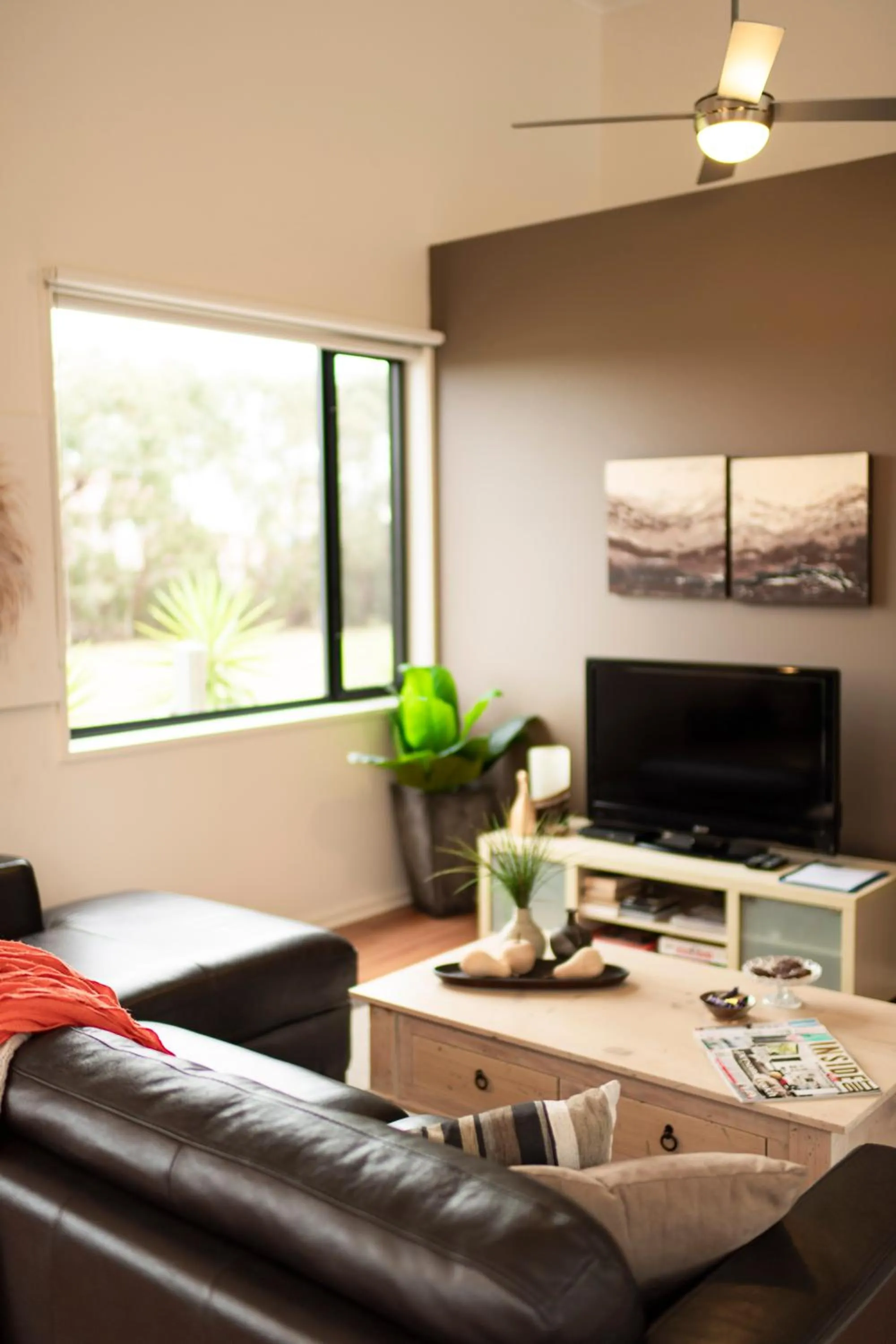Living room in Hilltop Apartments Phillip Island