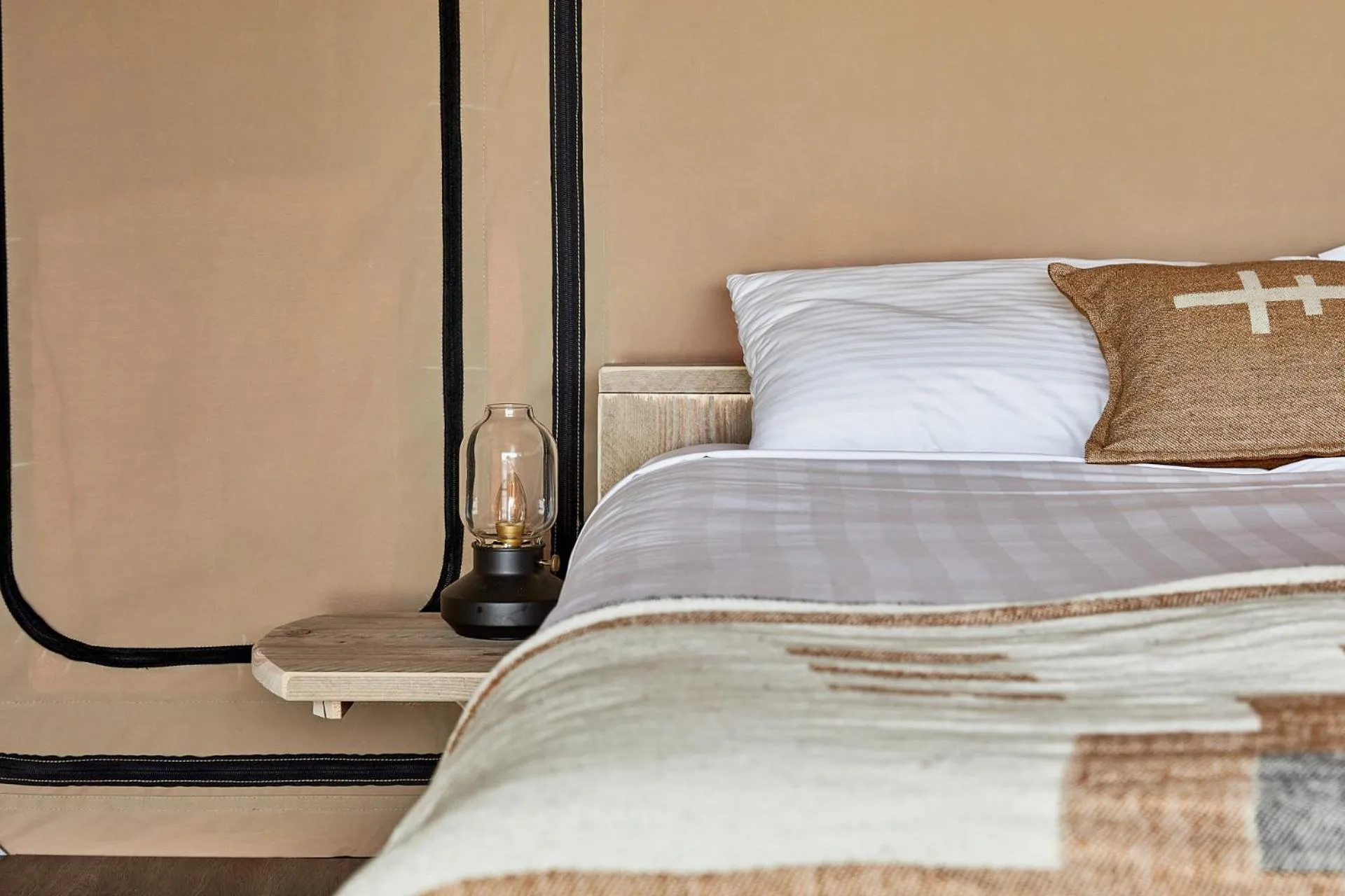 Bed in Torquay Foreshore Caravan Park