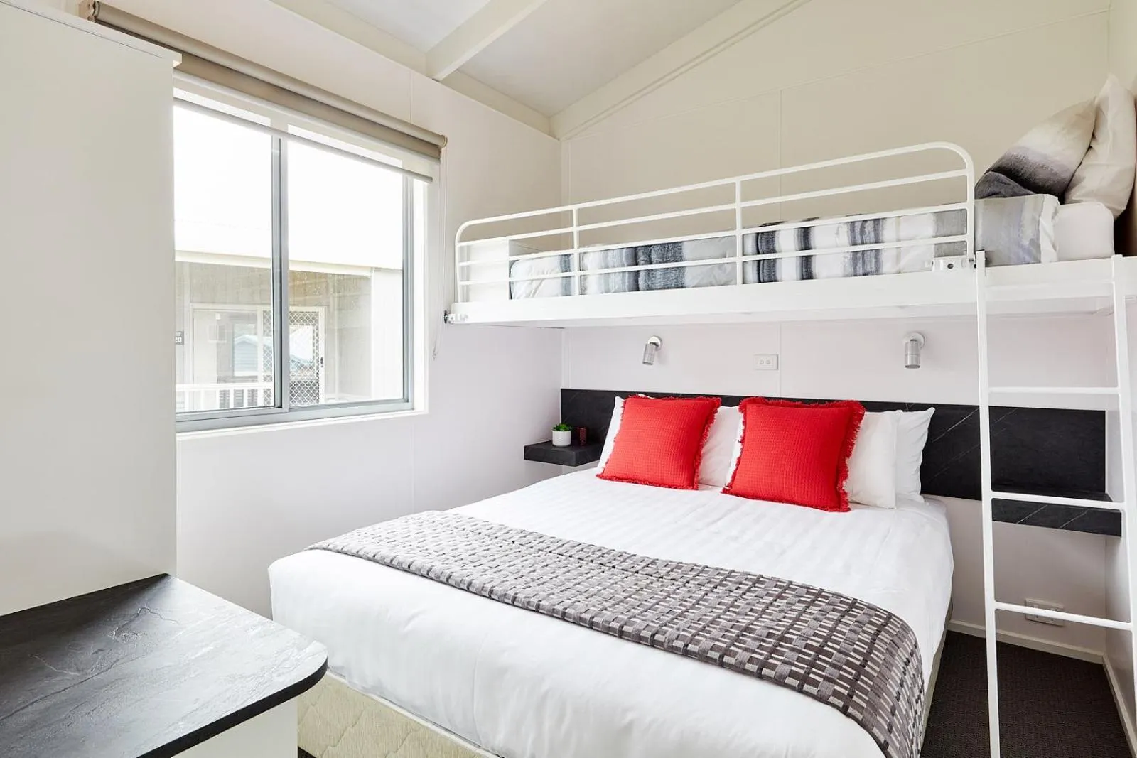 Bed in Torquay Foreshore Caravan Park