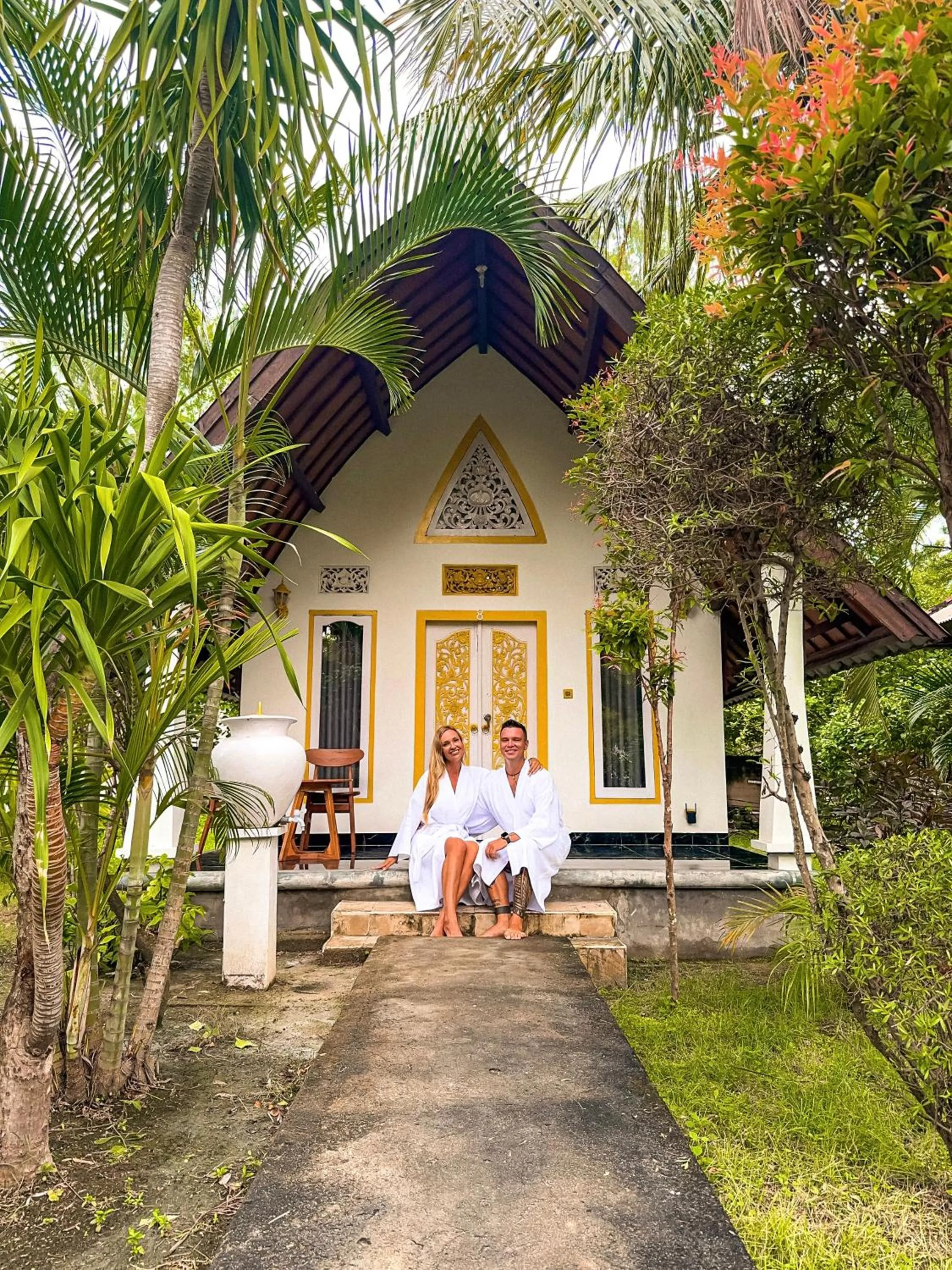Patio in Pelangi Cottages Gili Air