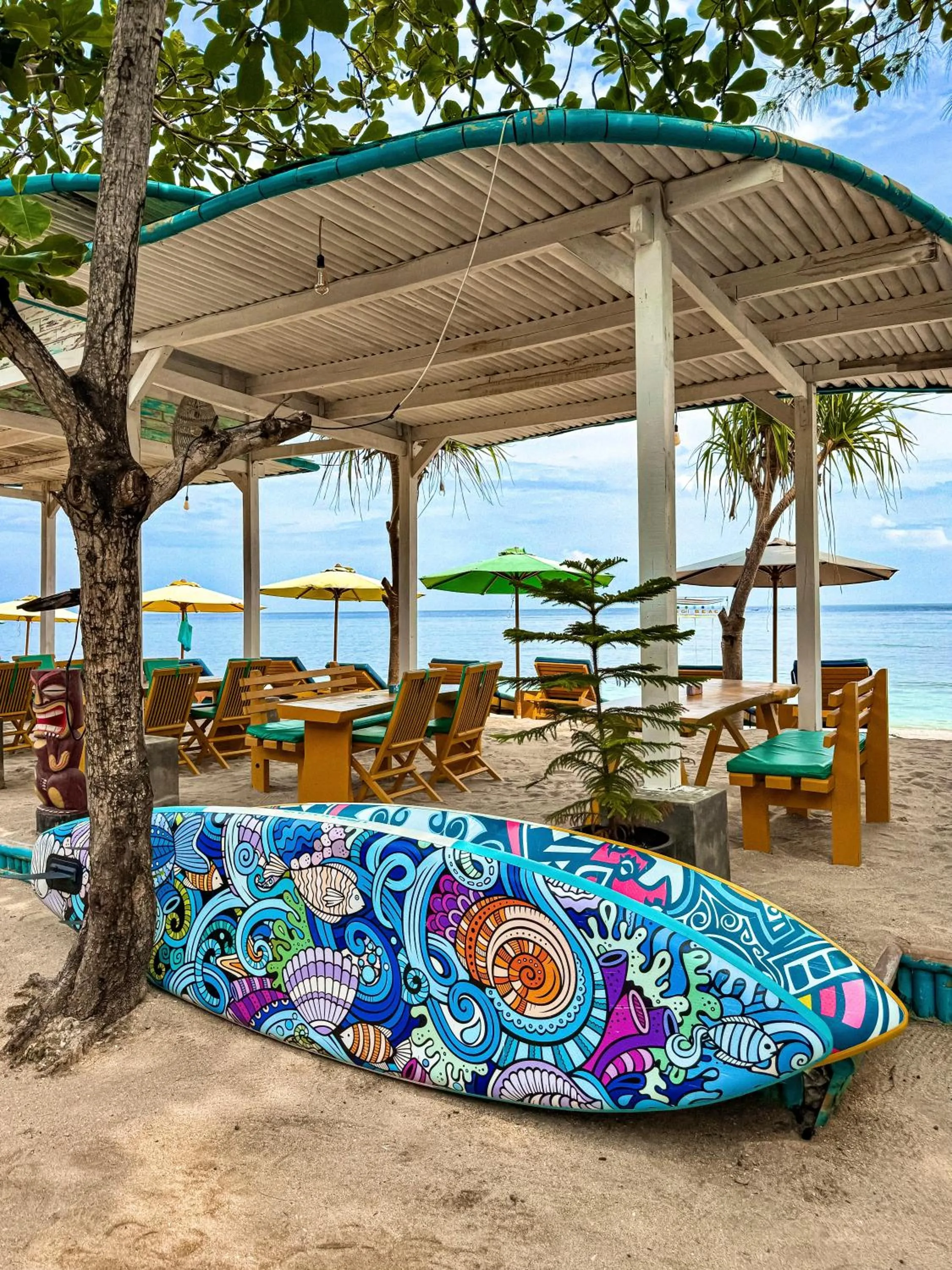 Beach in Pelangi Cottages Gili Air