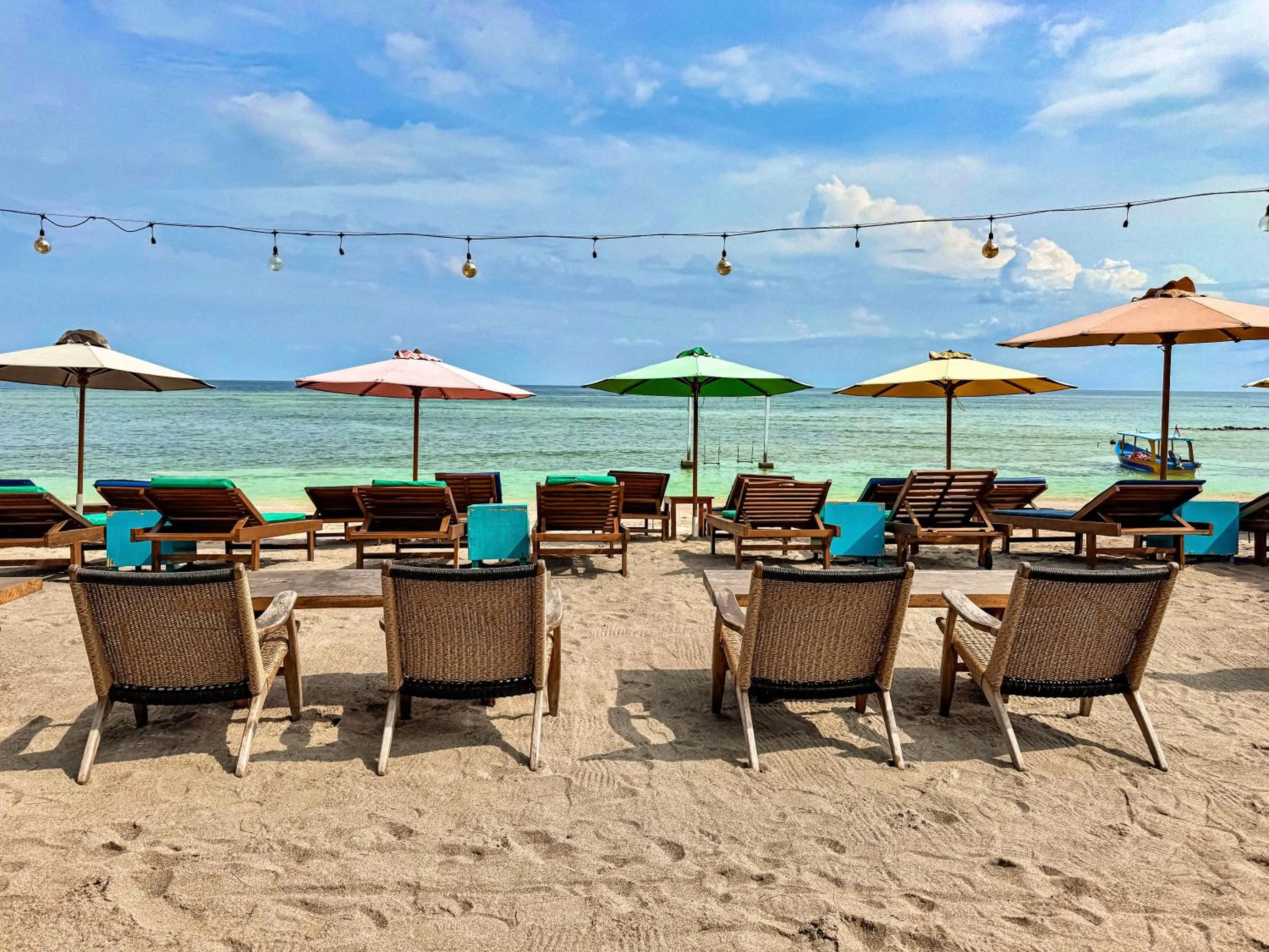 Beach in Pelangi Cottages Gili Air