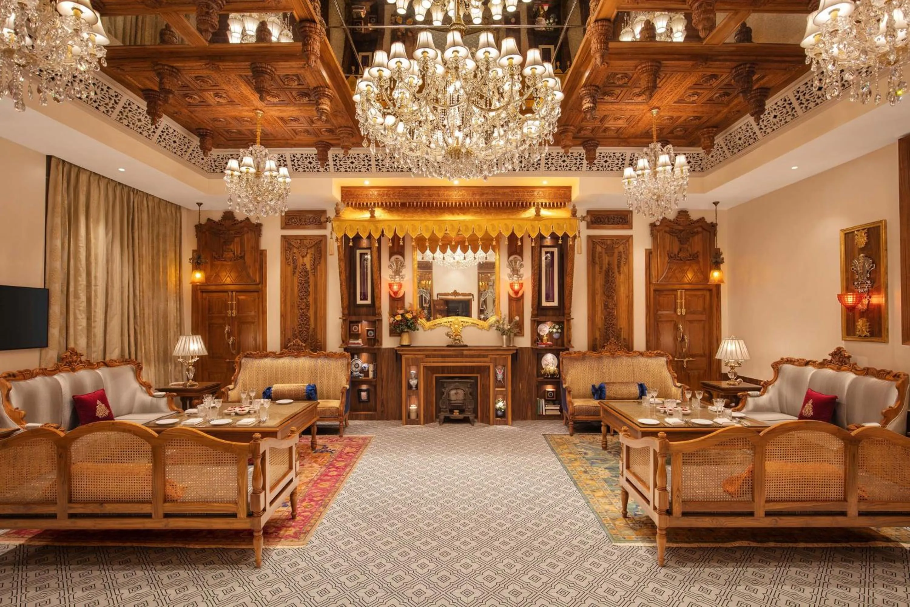 Lounge or bar in Noormahal Palace Hotel