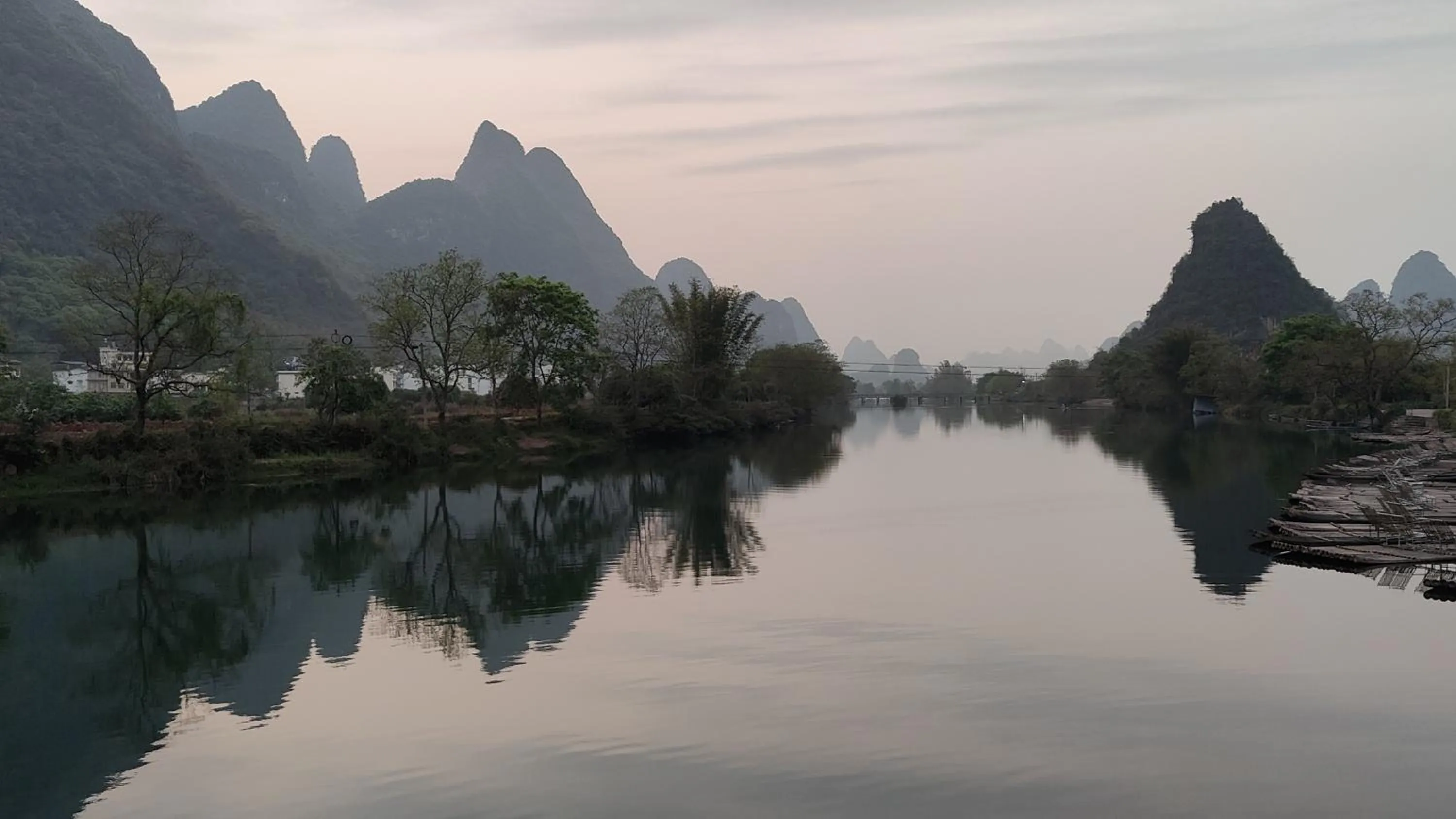 Natural landscape in Yangshuo Tea Cozy--one way Free pick up from airport or TS 4 nights