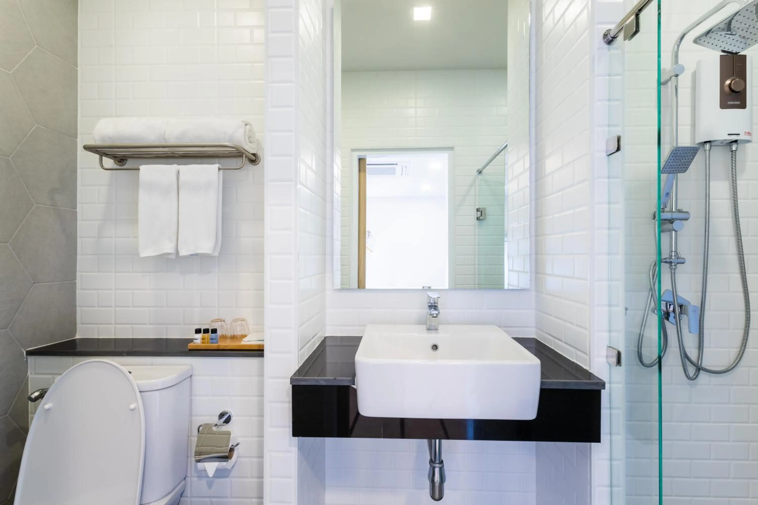 Shower in Icon Park Hotel, Chiang Mai- SHA Extra Plus