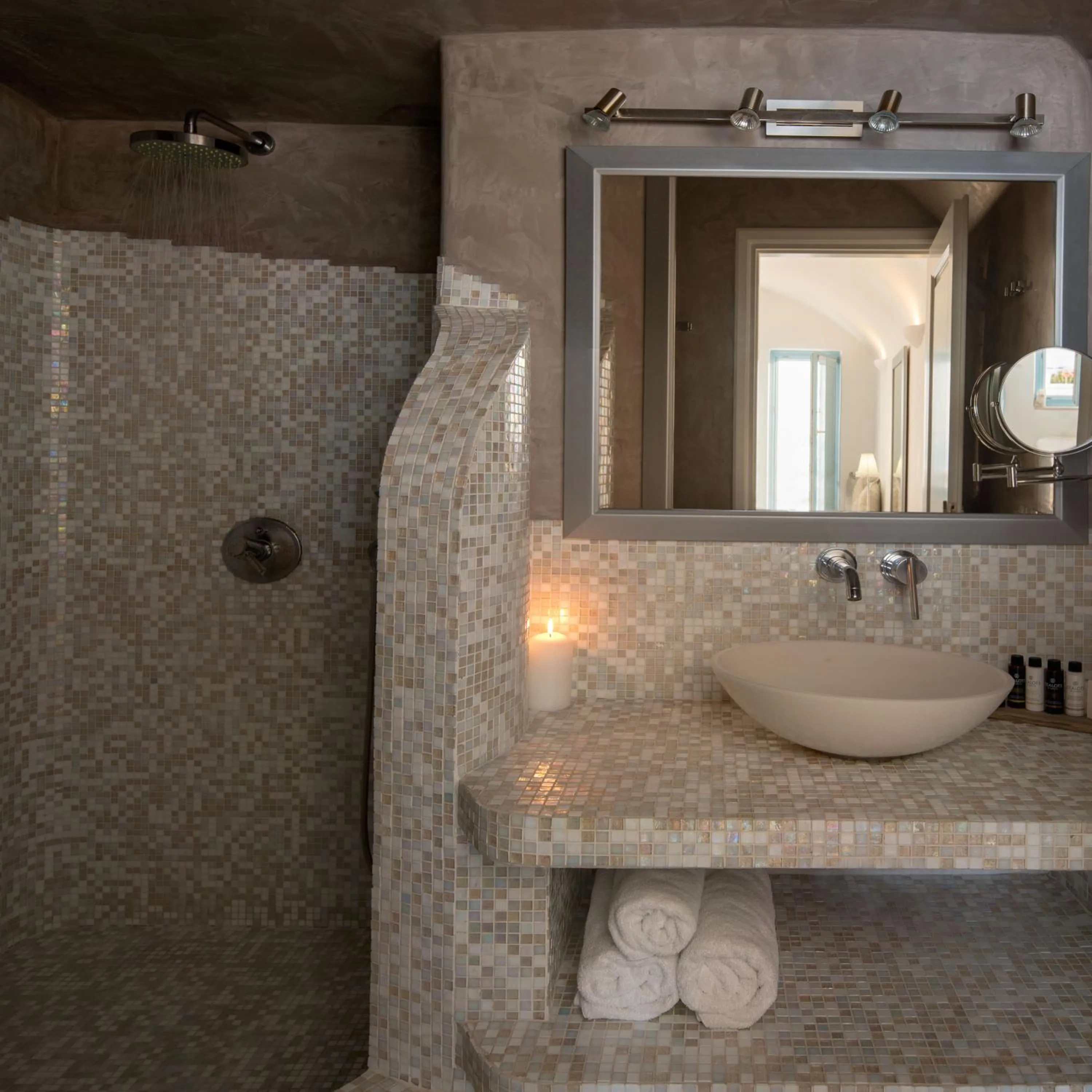 Bathroom in Above Blue Suites