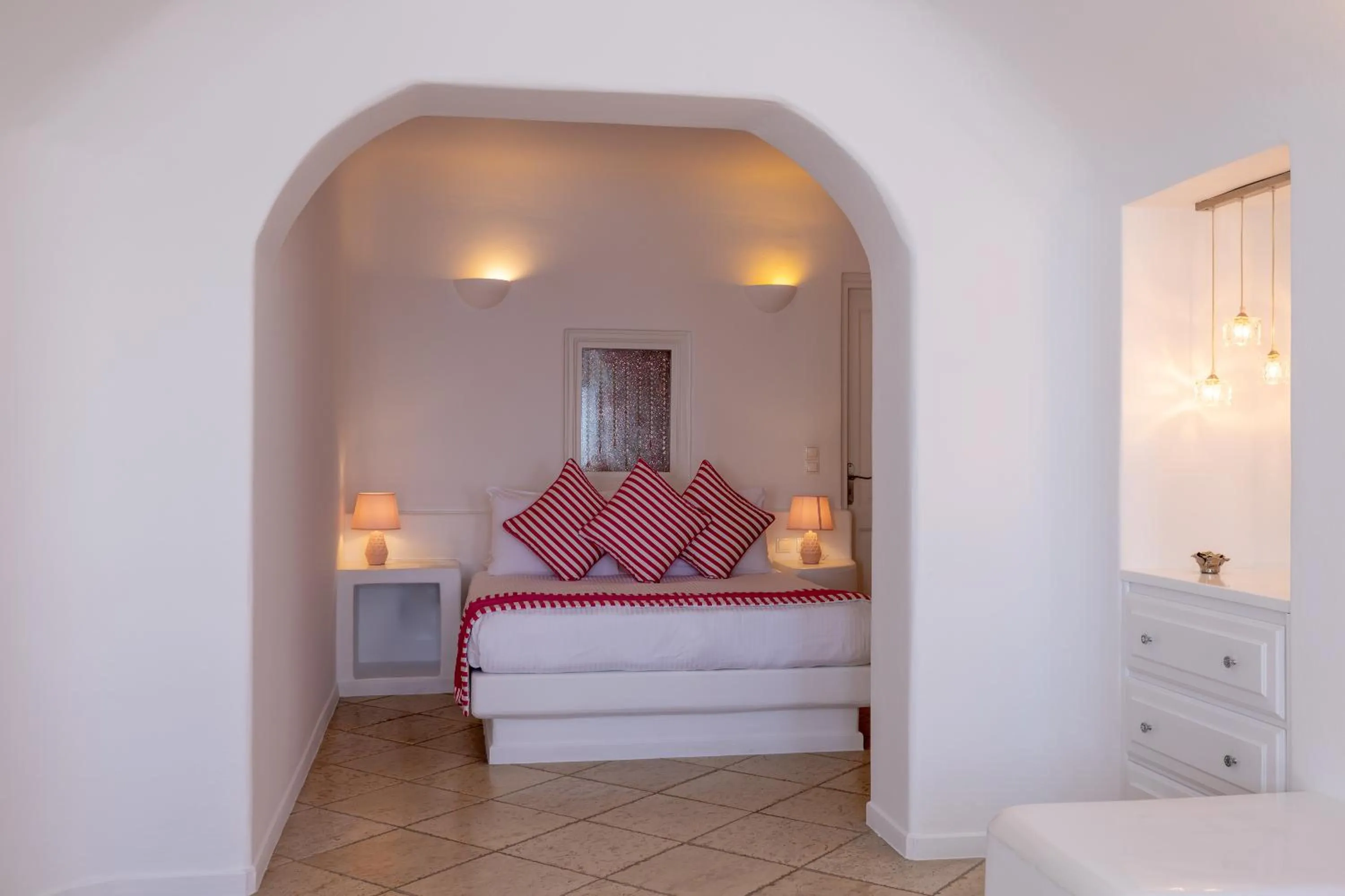 Bedroom, Bed in Above Blue Suites