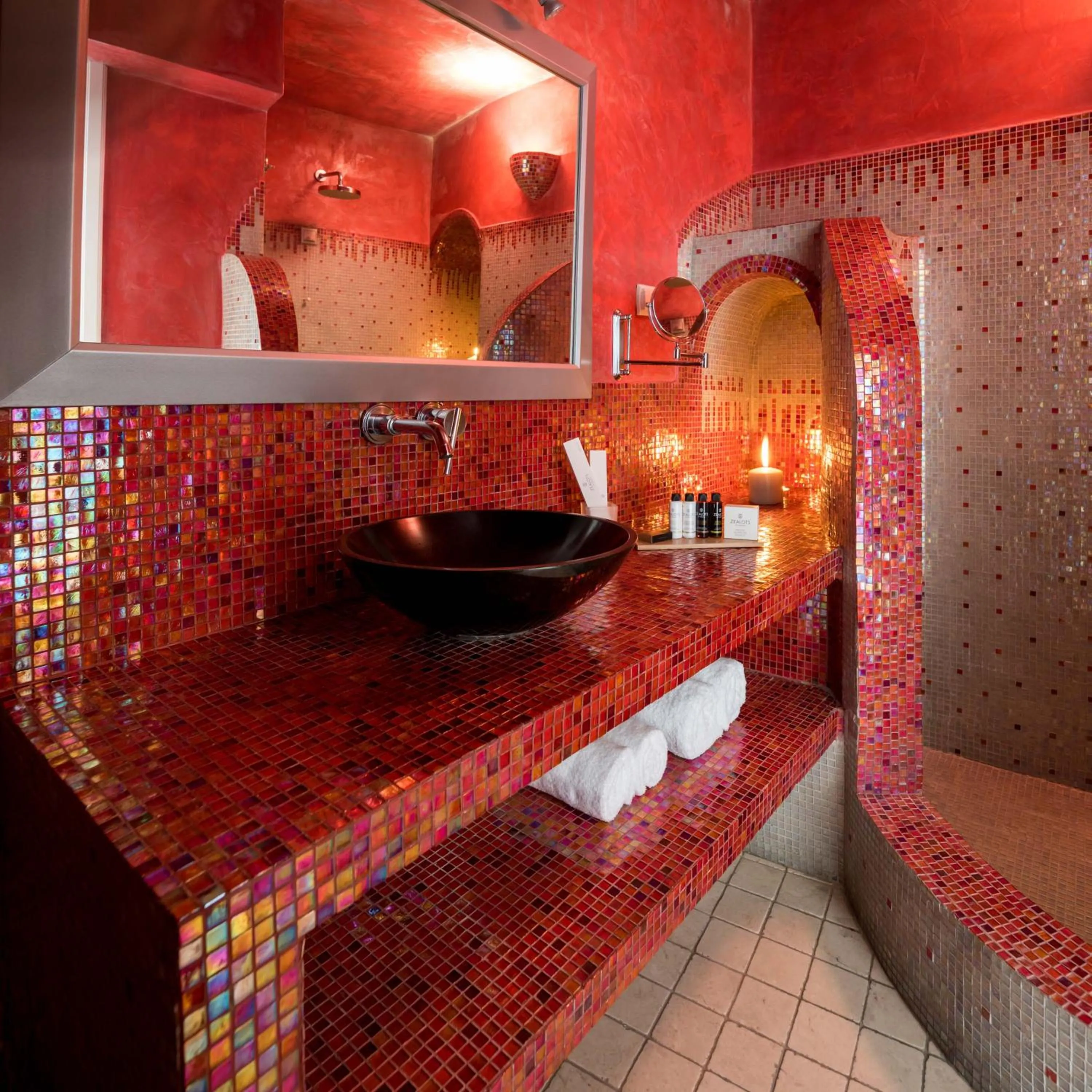 Bathroom in Above Blue Suites