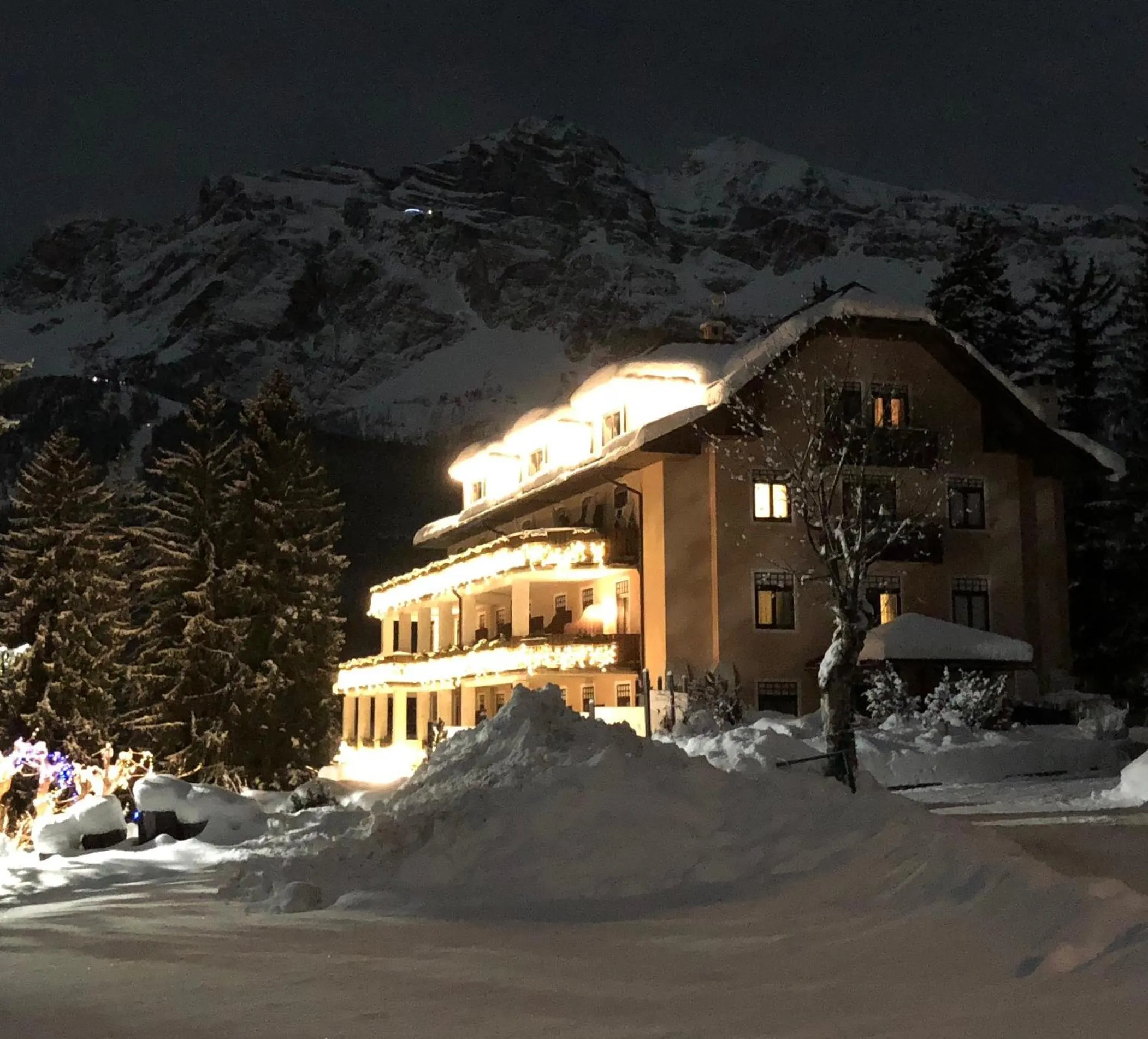 Property building in Boutique Hotel Villa Blu Cortina D'Ampezzo