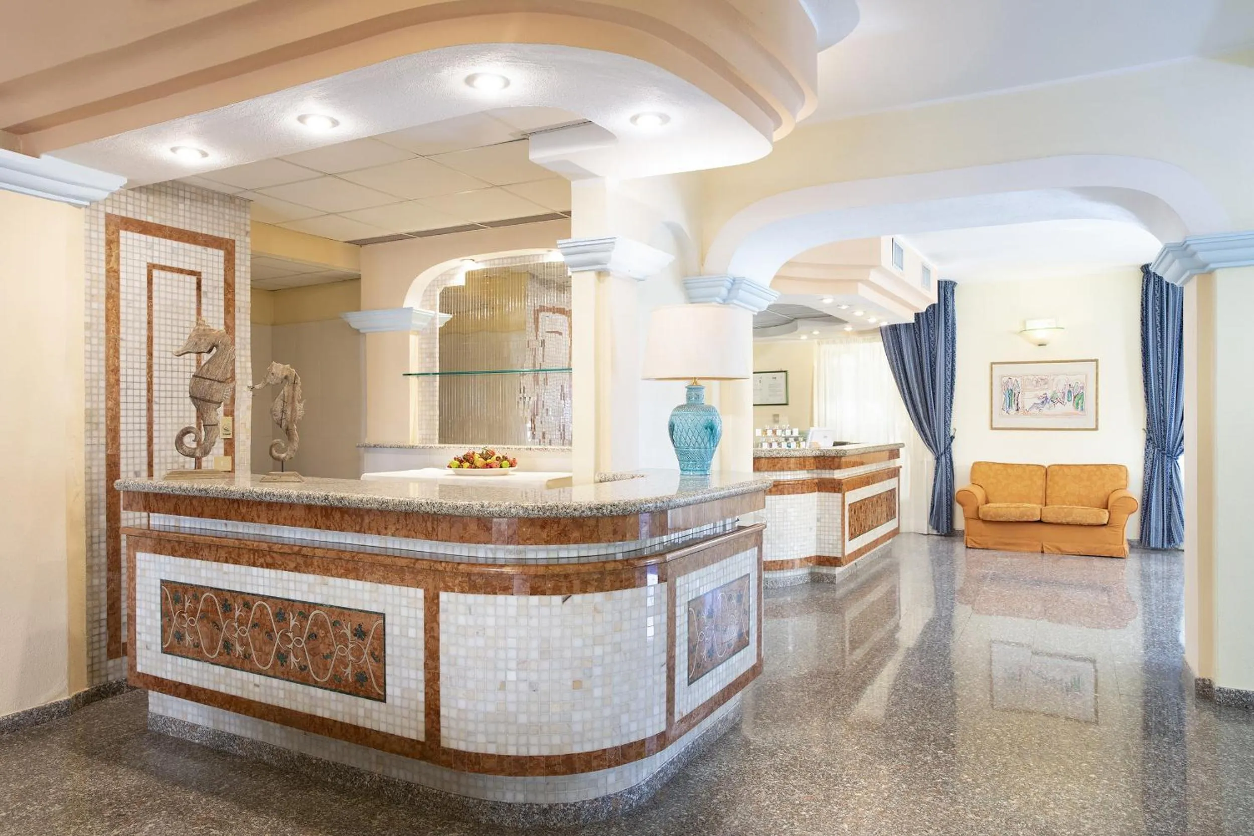 Communal lounge/ TV room in Hotel Maria Rosaria