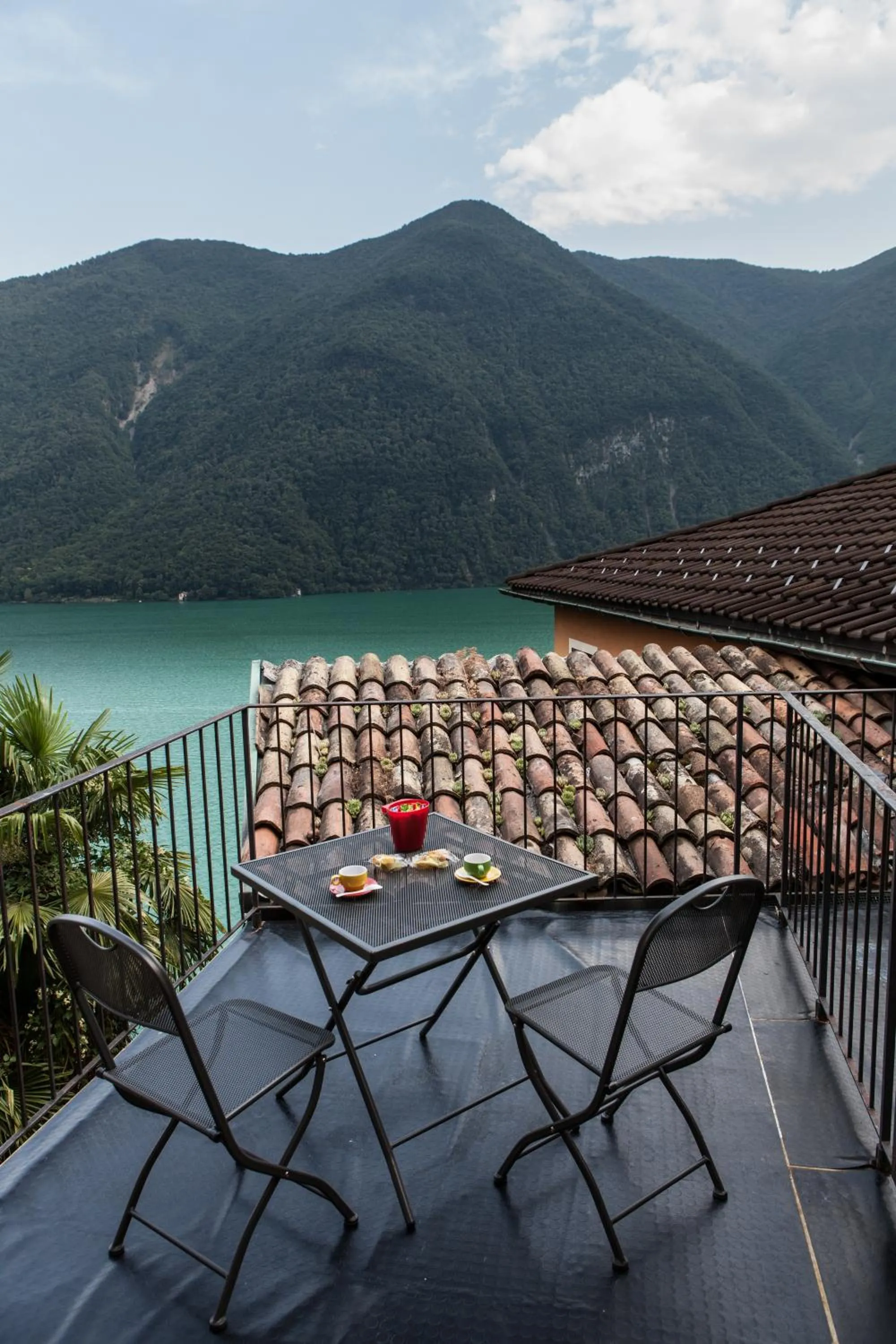 Balcony/Terrace in Ristorante le bucce di Gandria