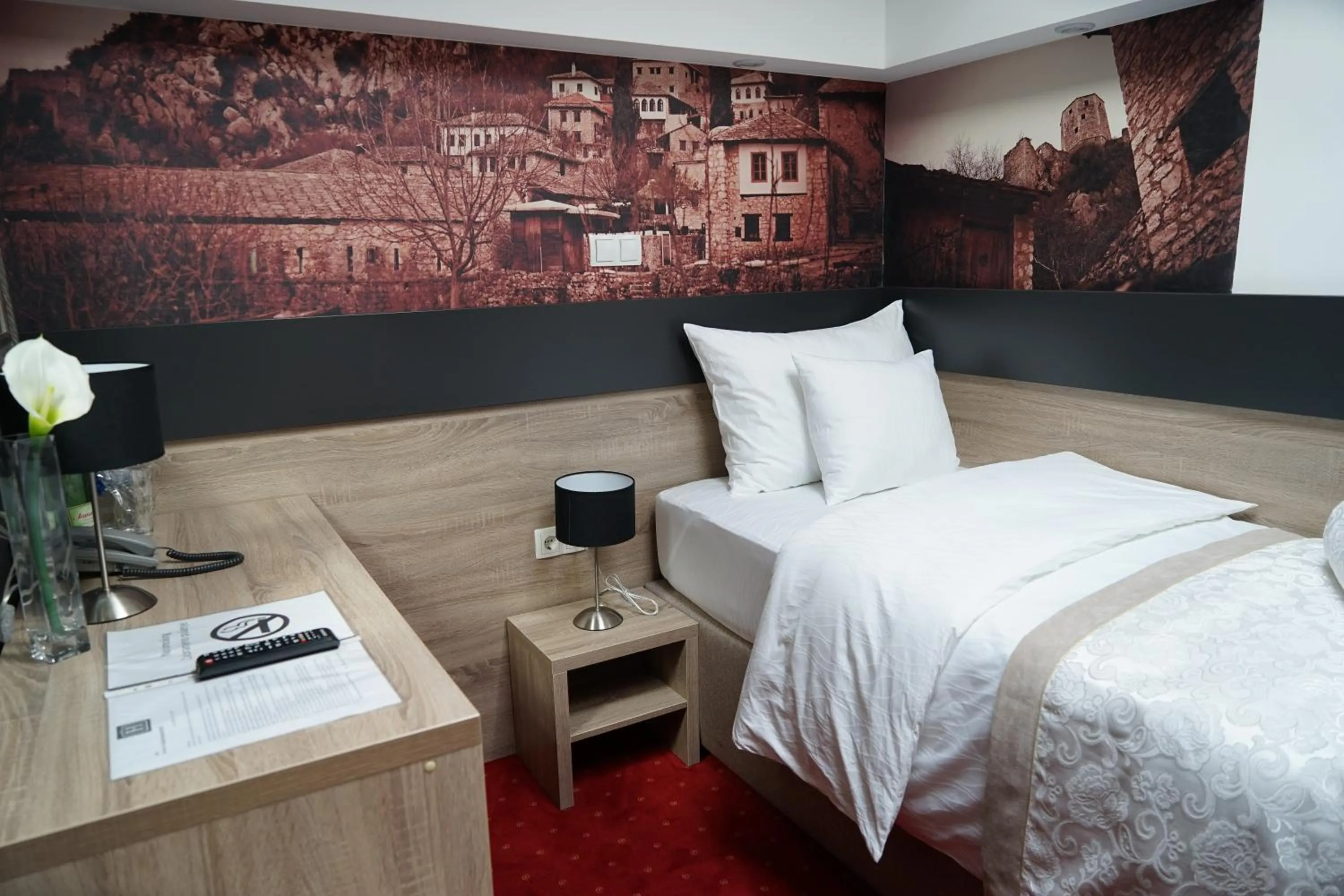 Bed in Hotel Hercegovina