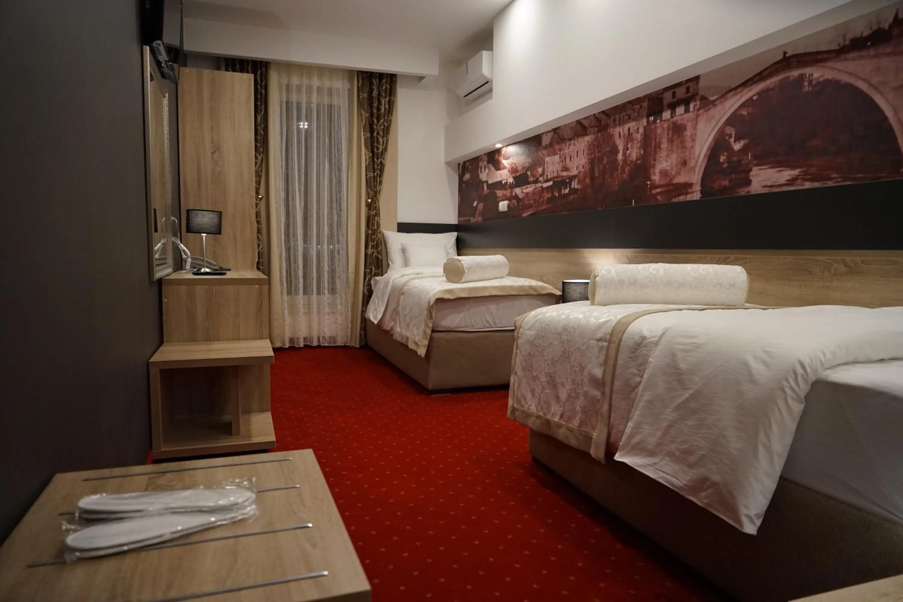 Bed in Hotel Hercegovina