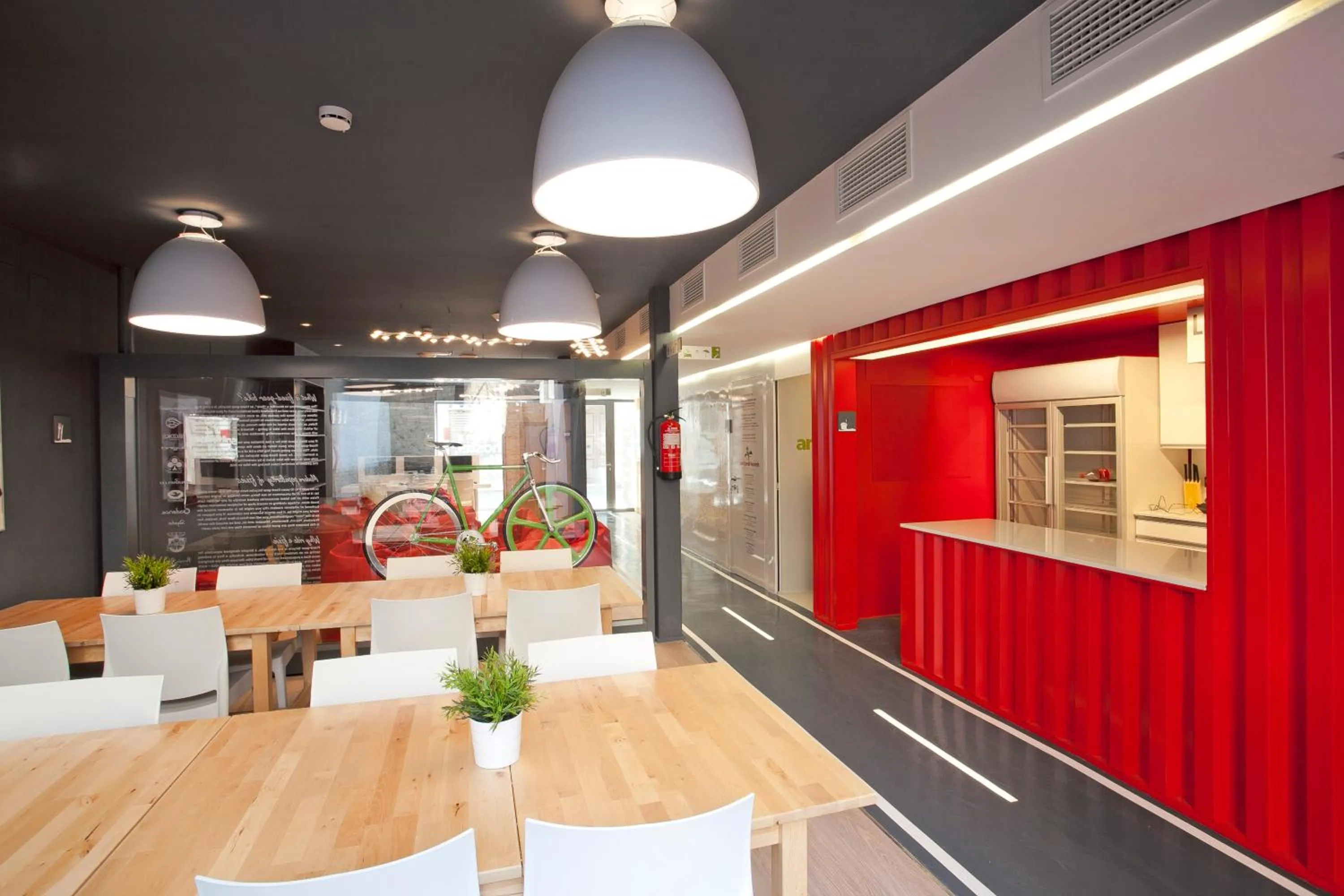 Decorative detail in Sant Jordi Hostels Gracia