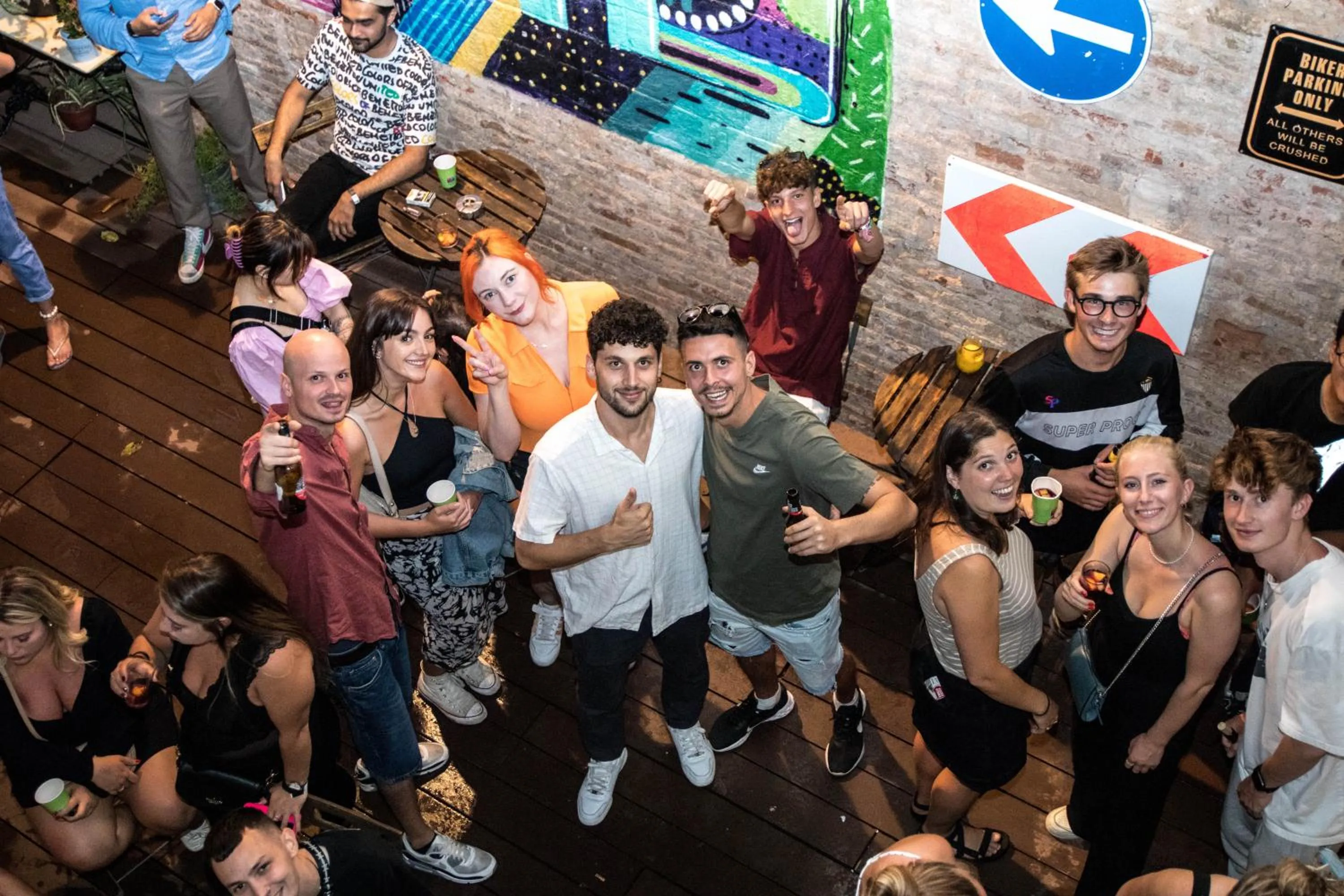 group of guests in Sant Jordi Hostels Gracia