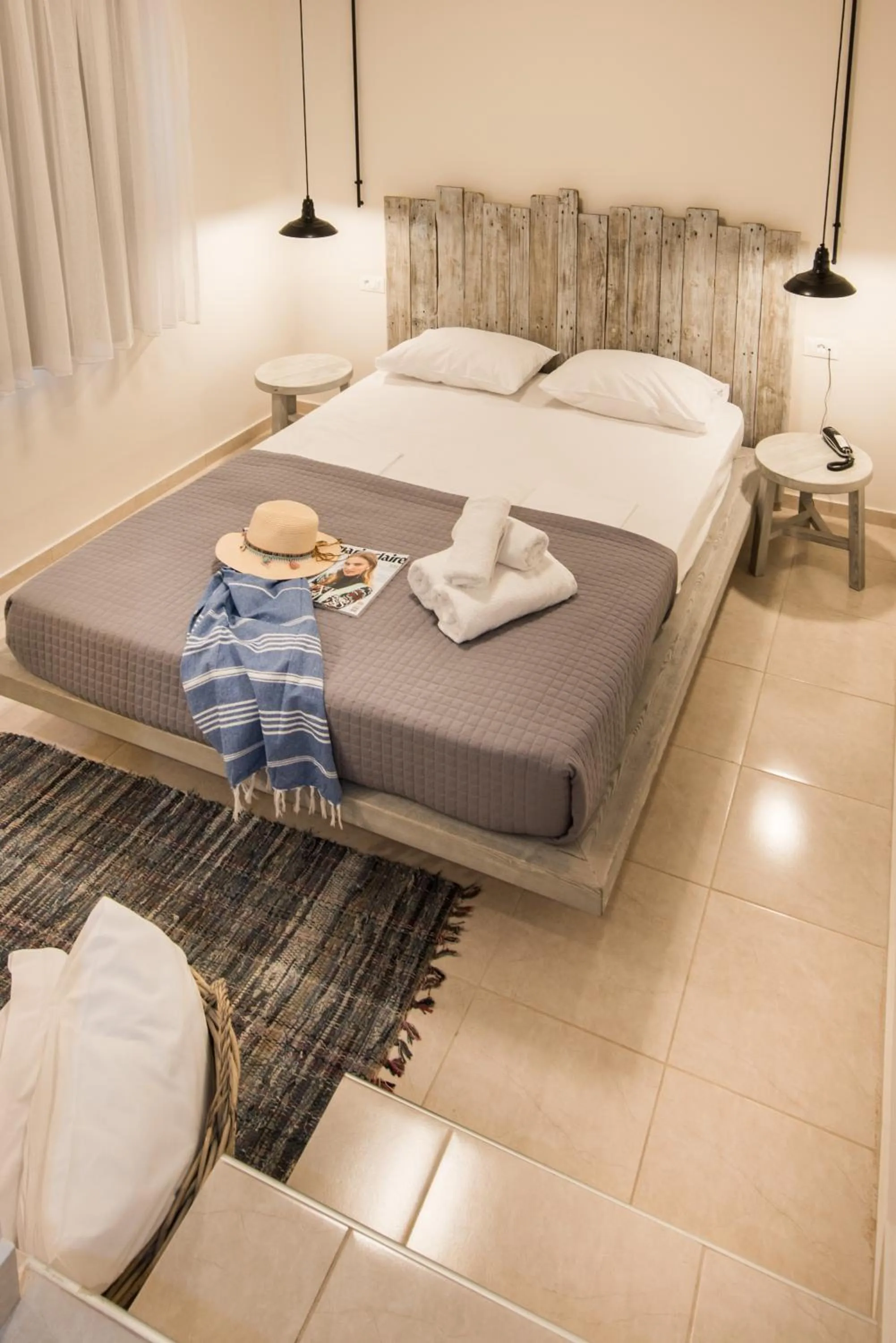 Bed in Eva Mare Hotel & Suites - Adults only