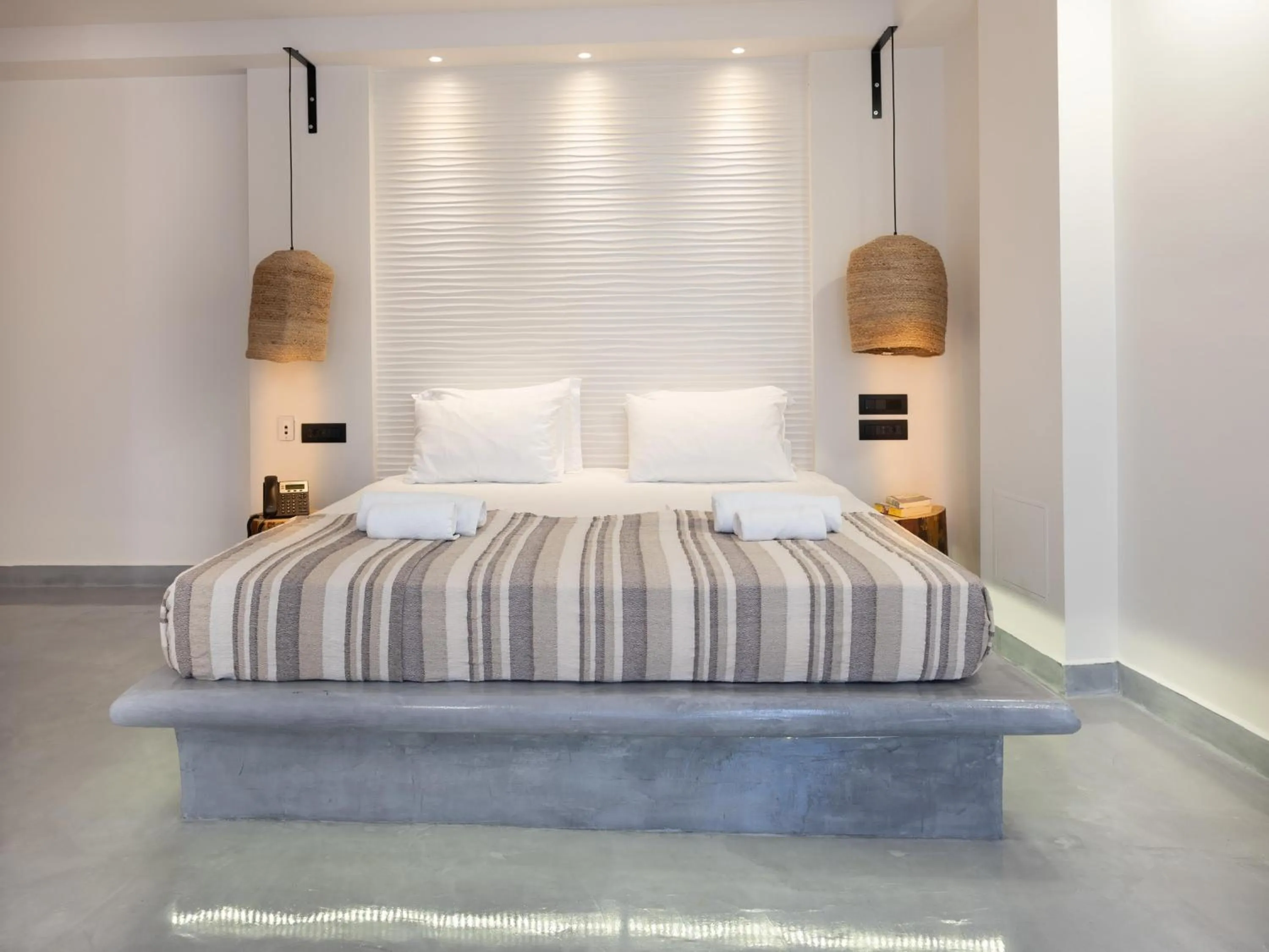 Bed in Eva Mare Hotel & Suites - Adults only